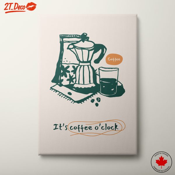 Coffee Time Illustration for Your Kitchen
