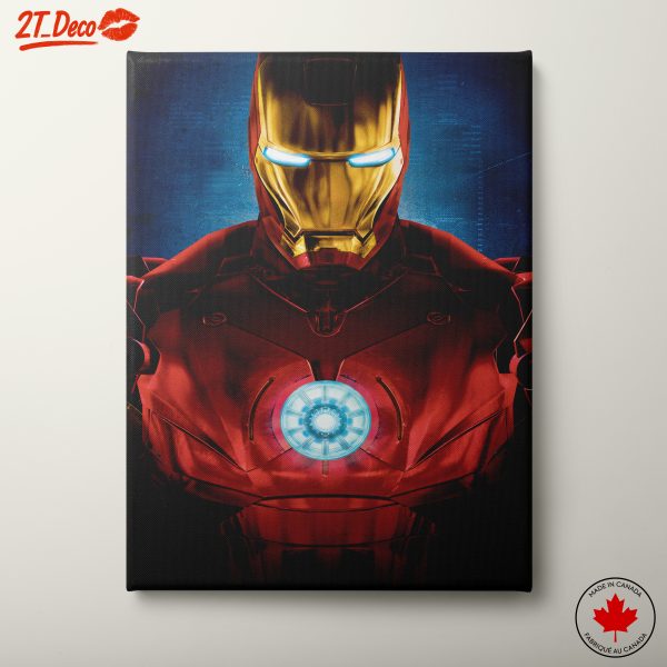 Iron Man Marvel Artwork Featuring Iconic Armor