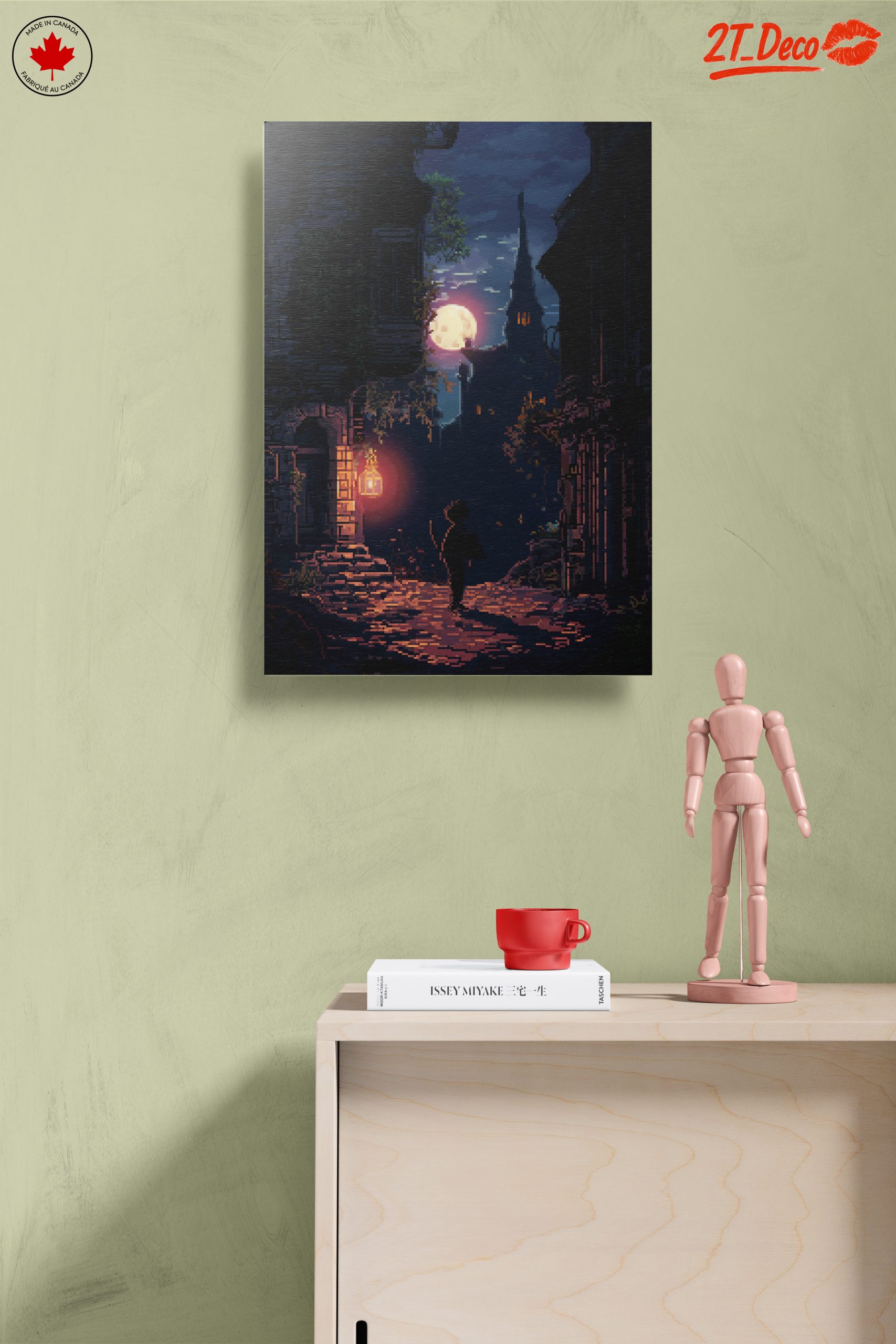 Dreamy Abstract Moonlit Street Art - Image 14