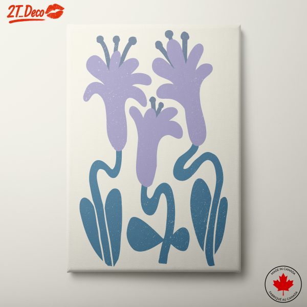 Abstract Floral Art with Unique Shapes