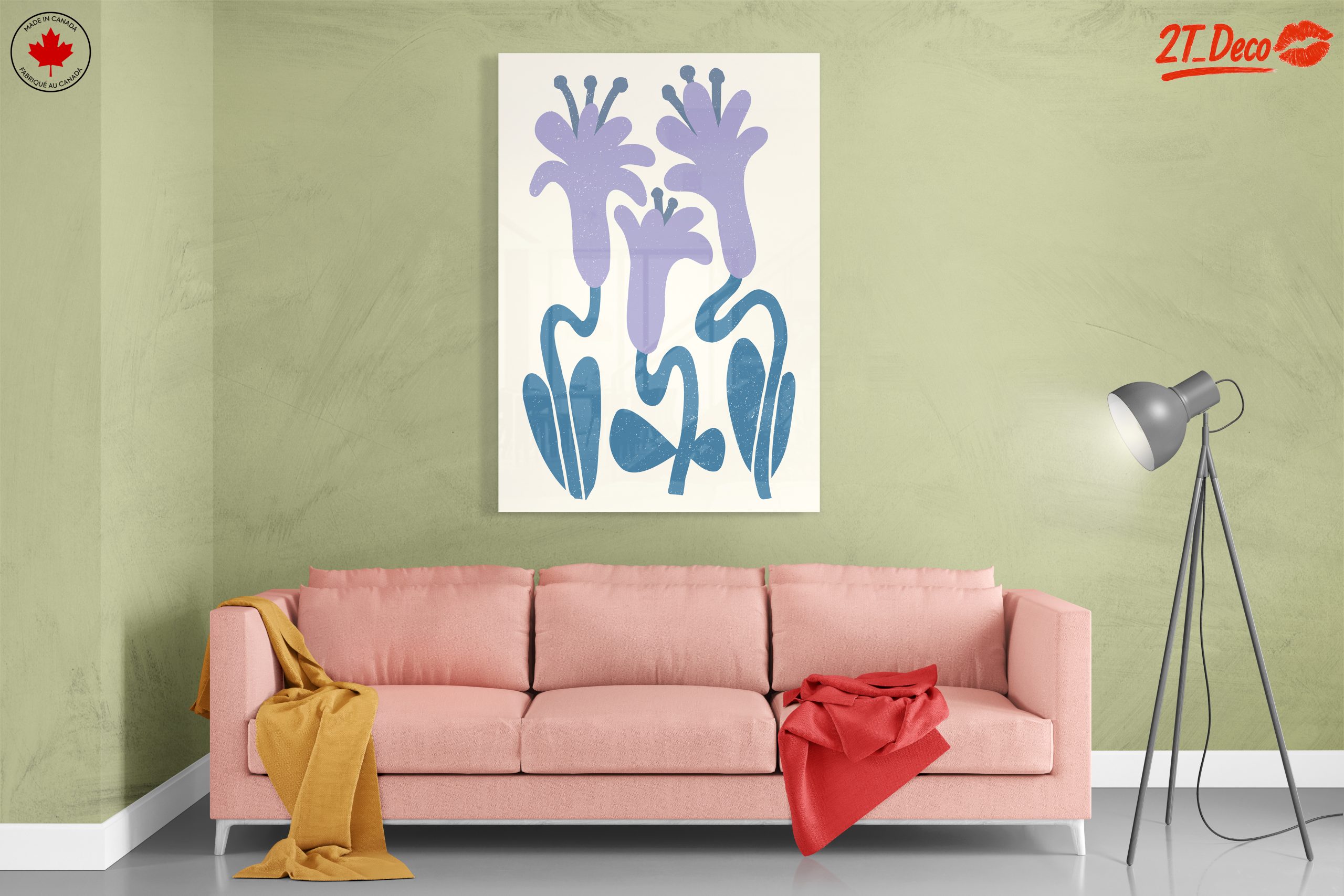 Abstract Floral Art with Unique Shapes - Image 7