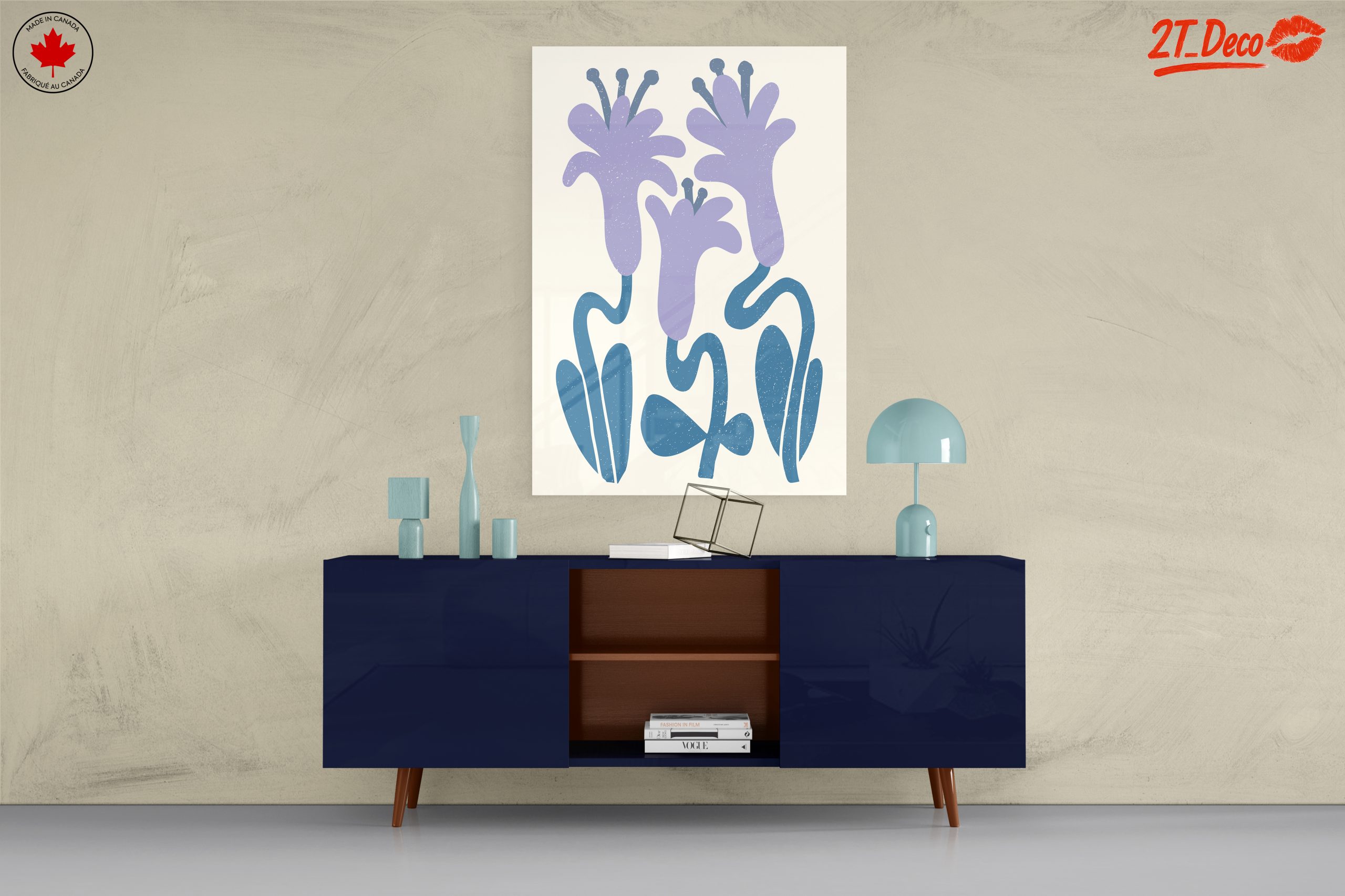 Abstract Floral Art with Unique Shapes - Image 8
