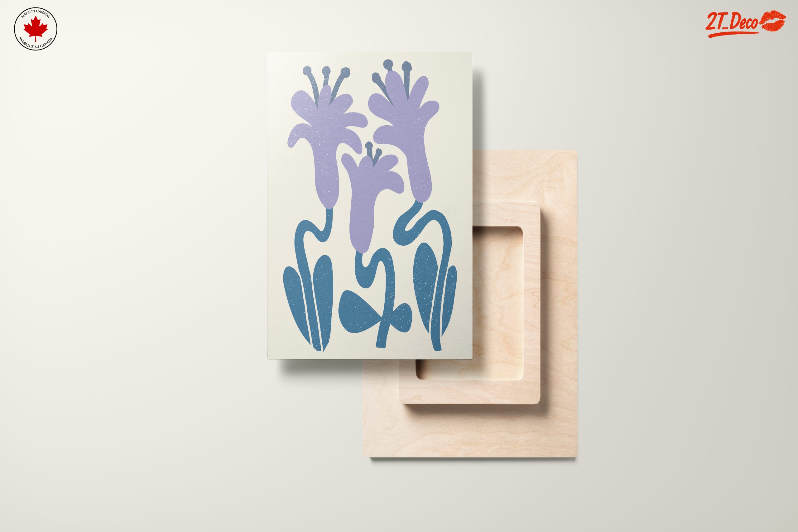 Abstract Floral Art with Unique Shapes - Image 11