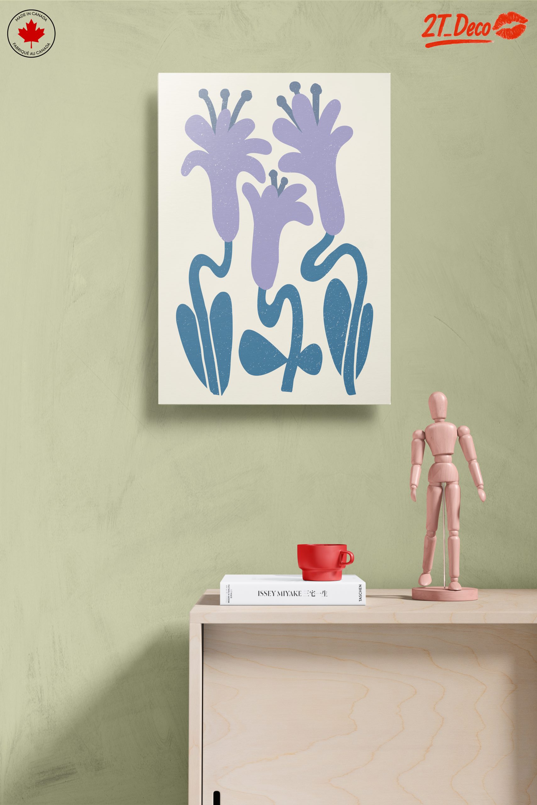 Abstract Floral Art with Unique Shapes - Image 14
