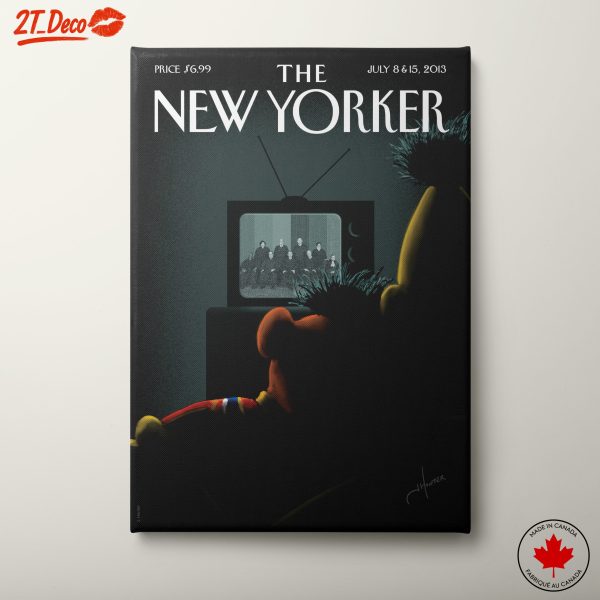 The New Yorker Cover Featuring Iconic Characters