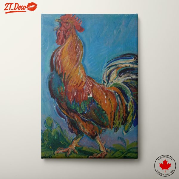 Vibrant Rooster Wall Art