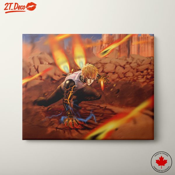 Dynamic Action Scene from One Punch Man