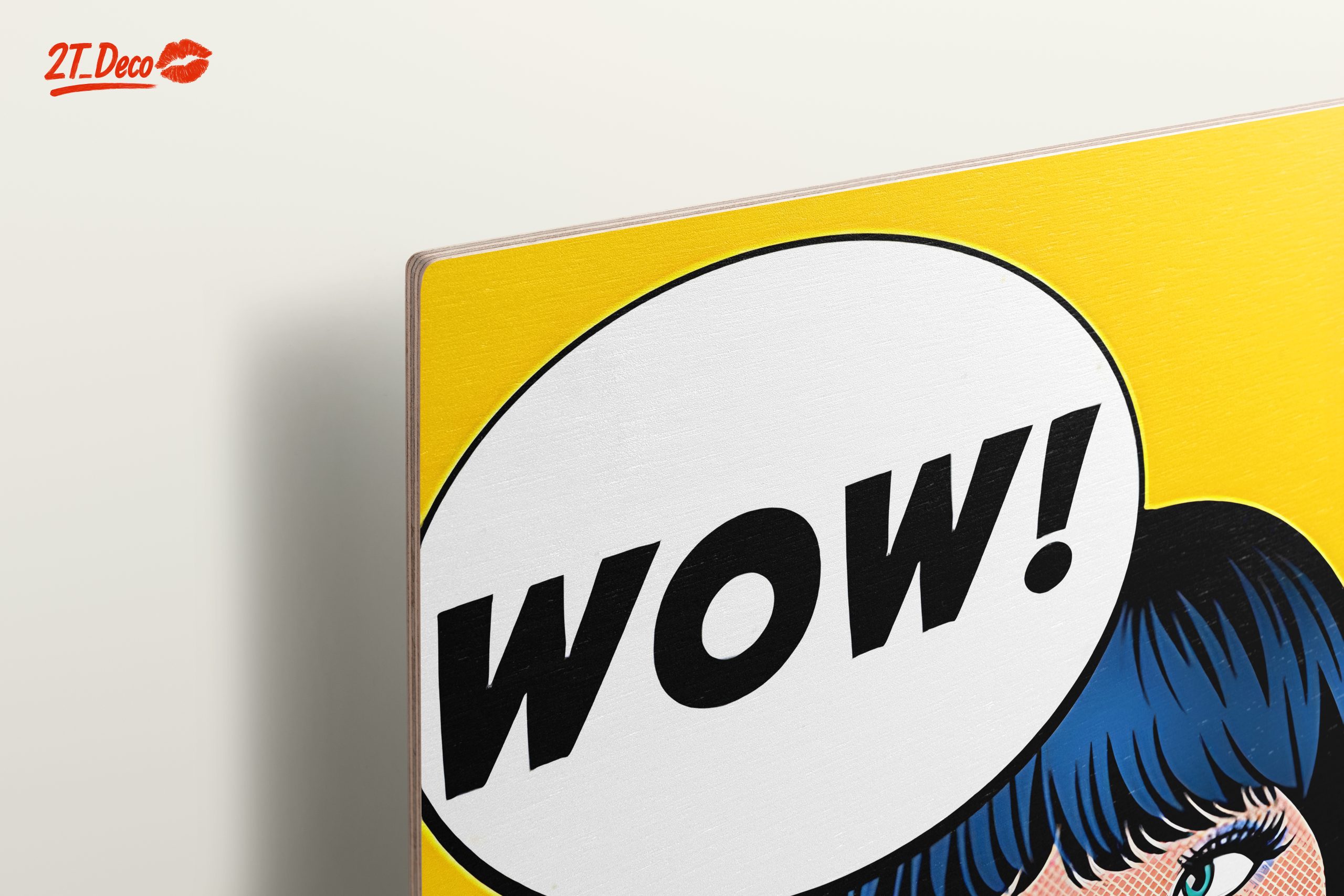 Bold Pop Art Woman with WOW Speech Bubble - Image 15