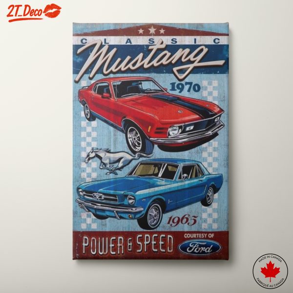 Vintage 1965 and 1970 Mustang Cars