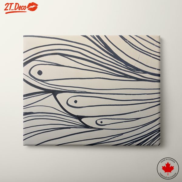 Flowing Lines Abstract Art Design