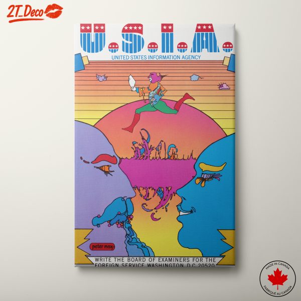 Colorful Contemporary Pop Art by Peter Max