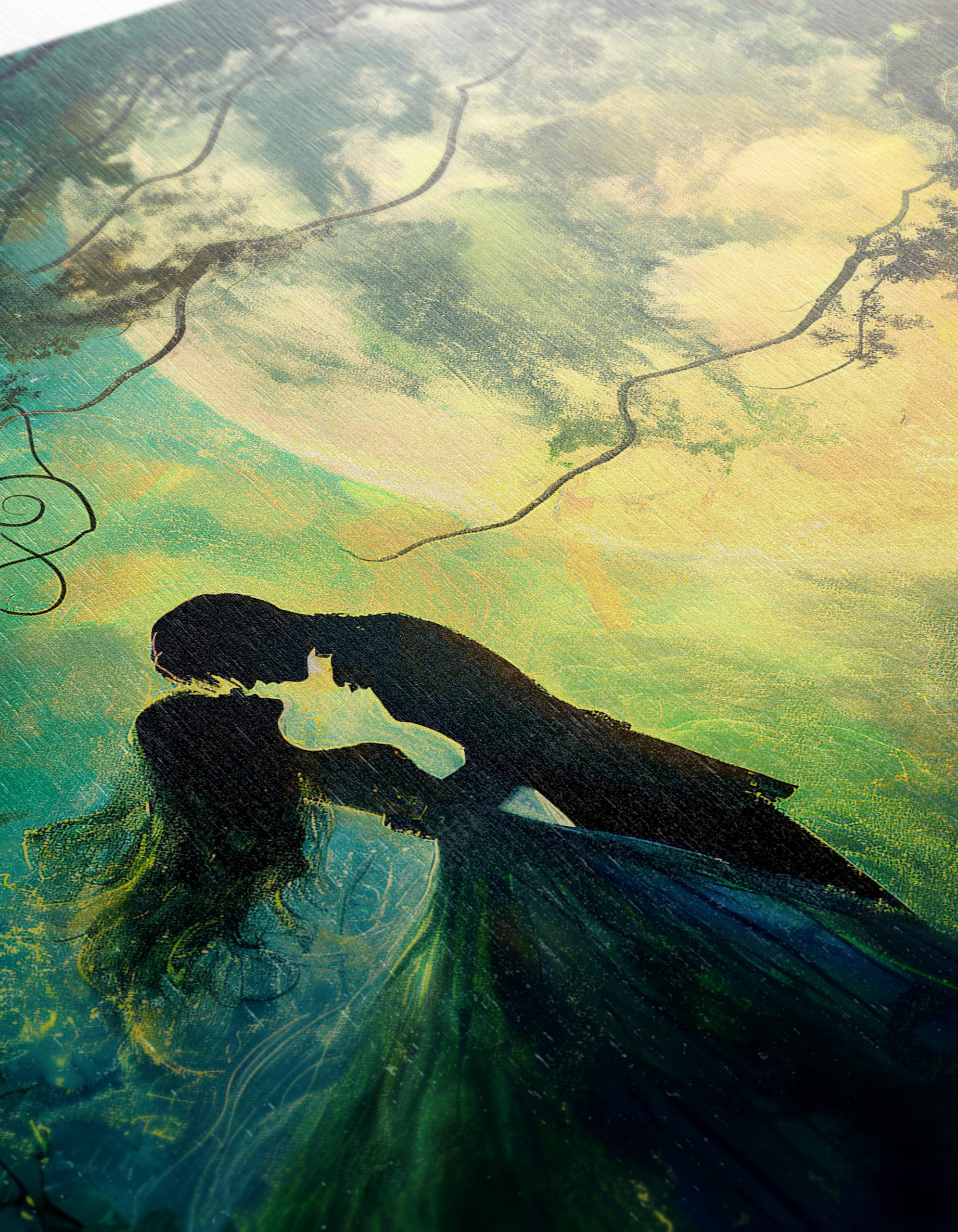 Enchanting Fantasy Character Embrace - Image 12