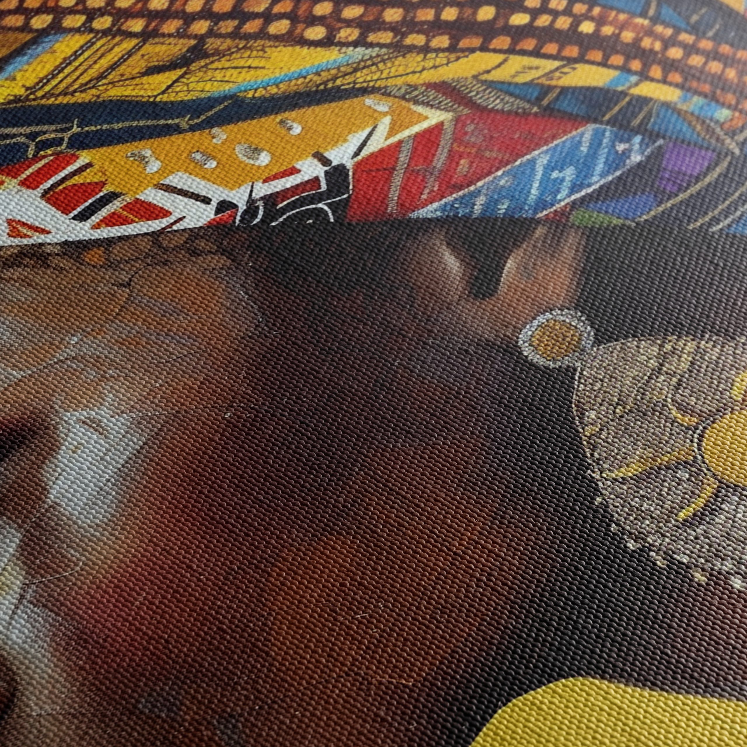 Vibrant Afrocentric Art Portrait - Image 5