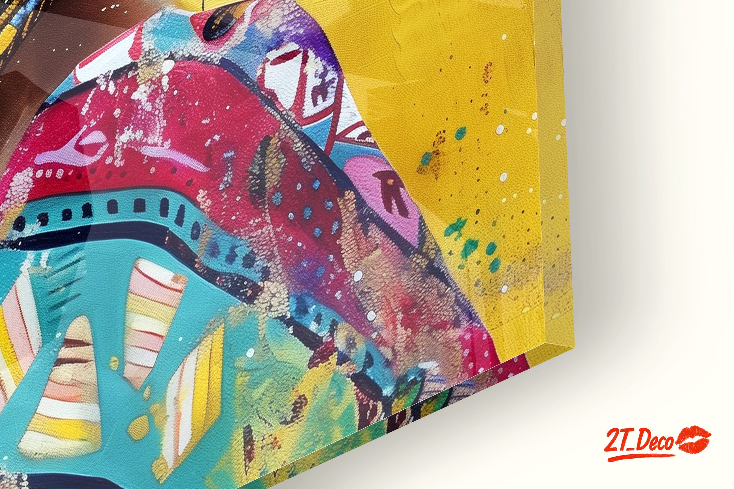 Vibrant Afrocentric Art Portrait - Image 9
