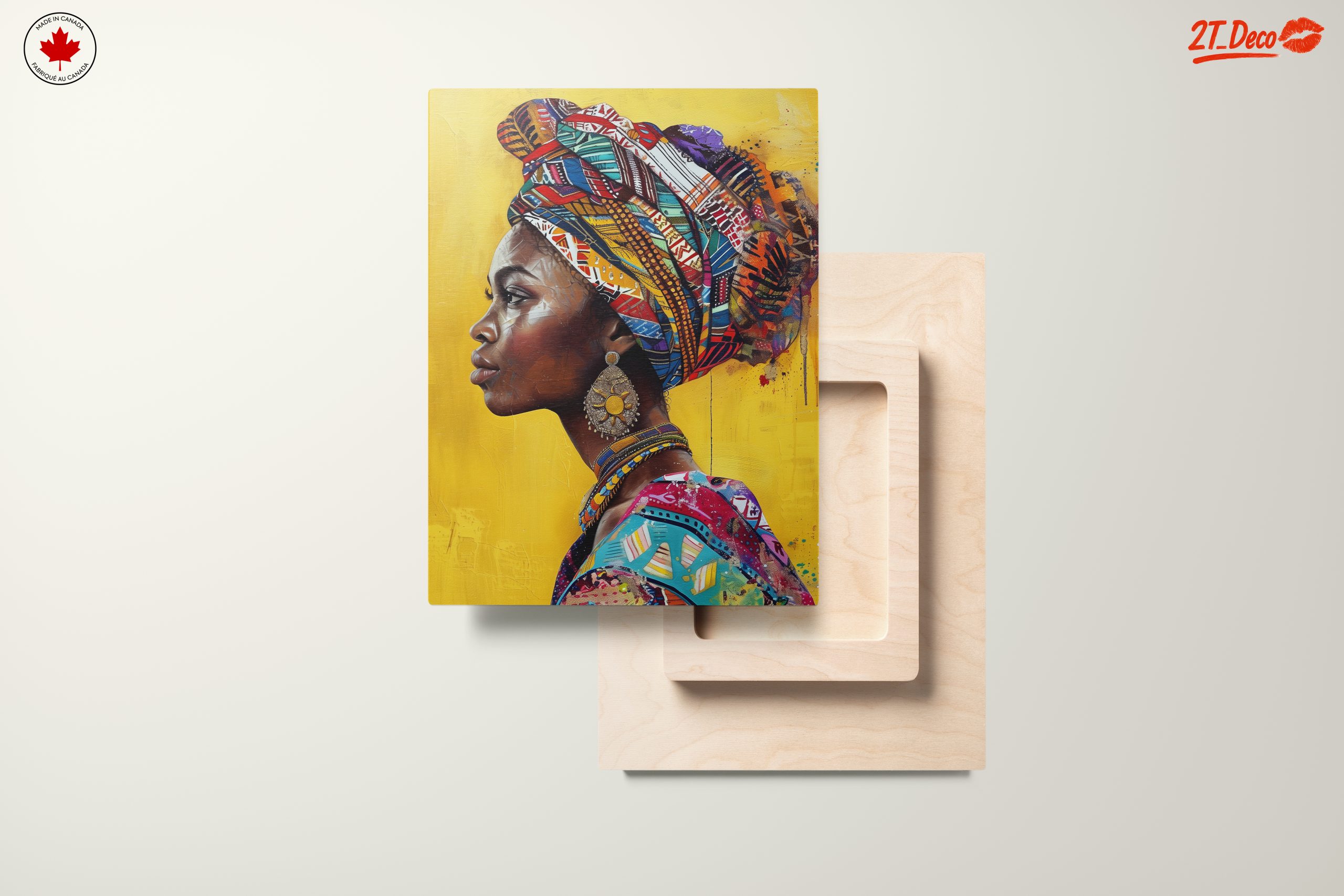 Vibrant Afrocentric Art Portrait - Image 11