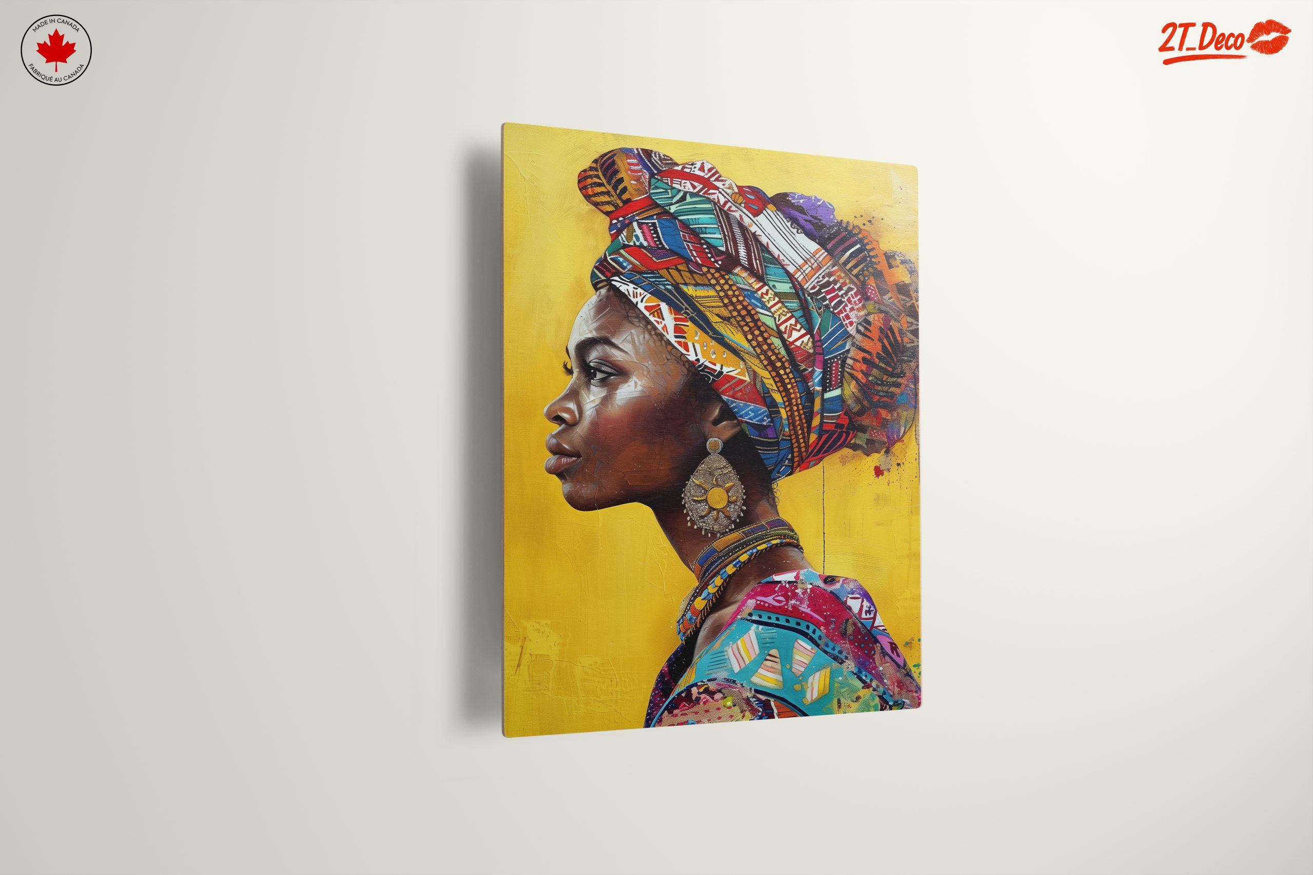 Vibrant Afrocentric Art Portrait - Image 13