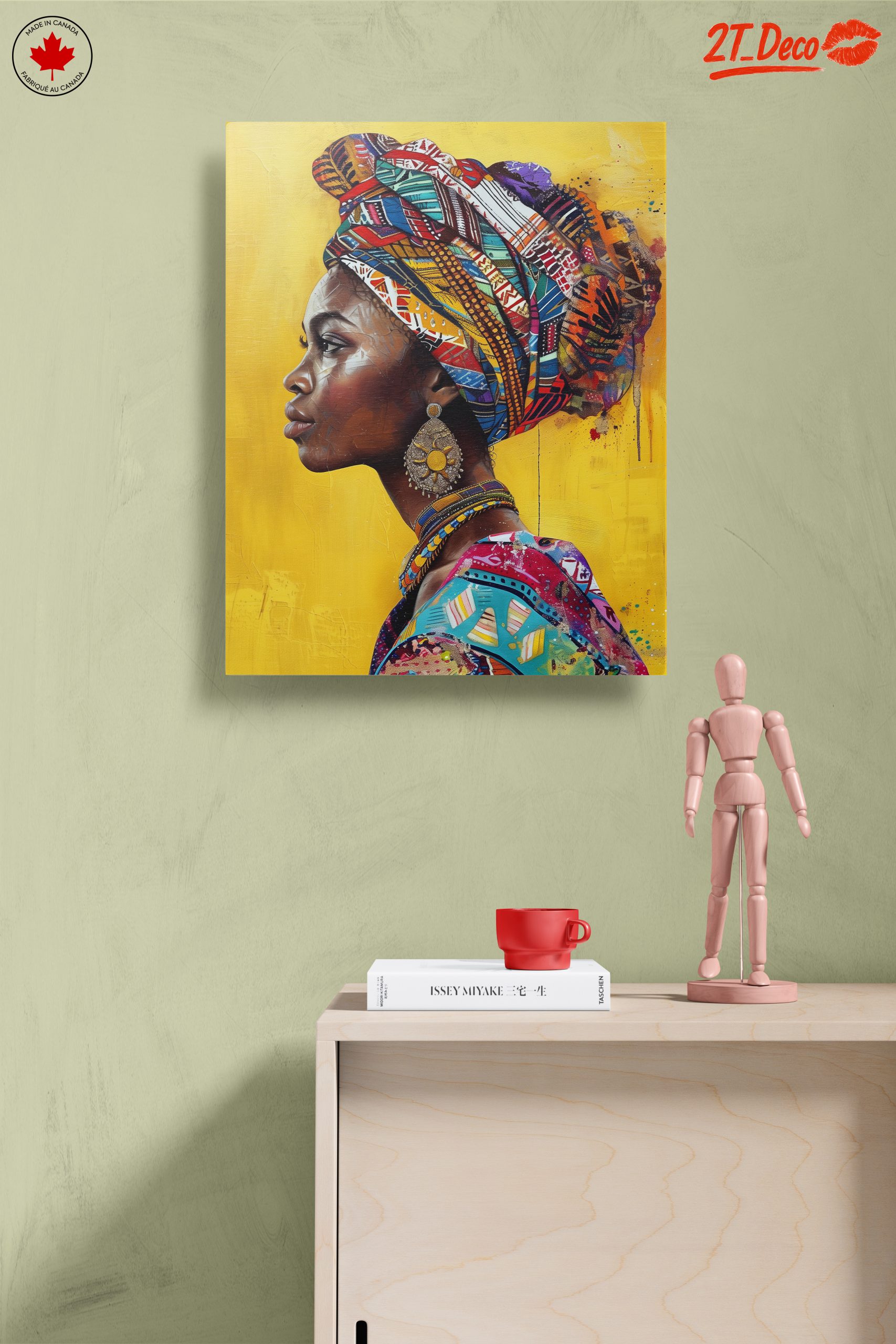 Vibrant Afrocentric Art Portrait - Image 14