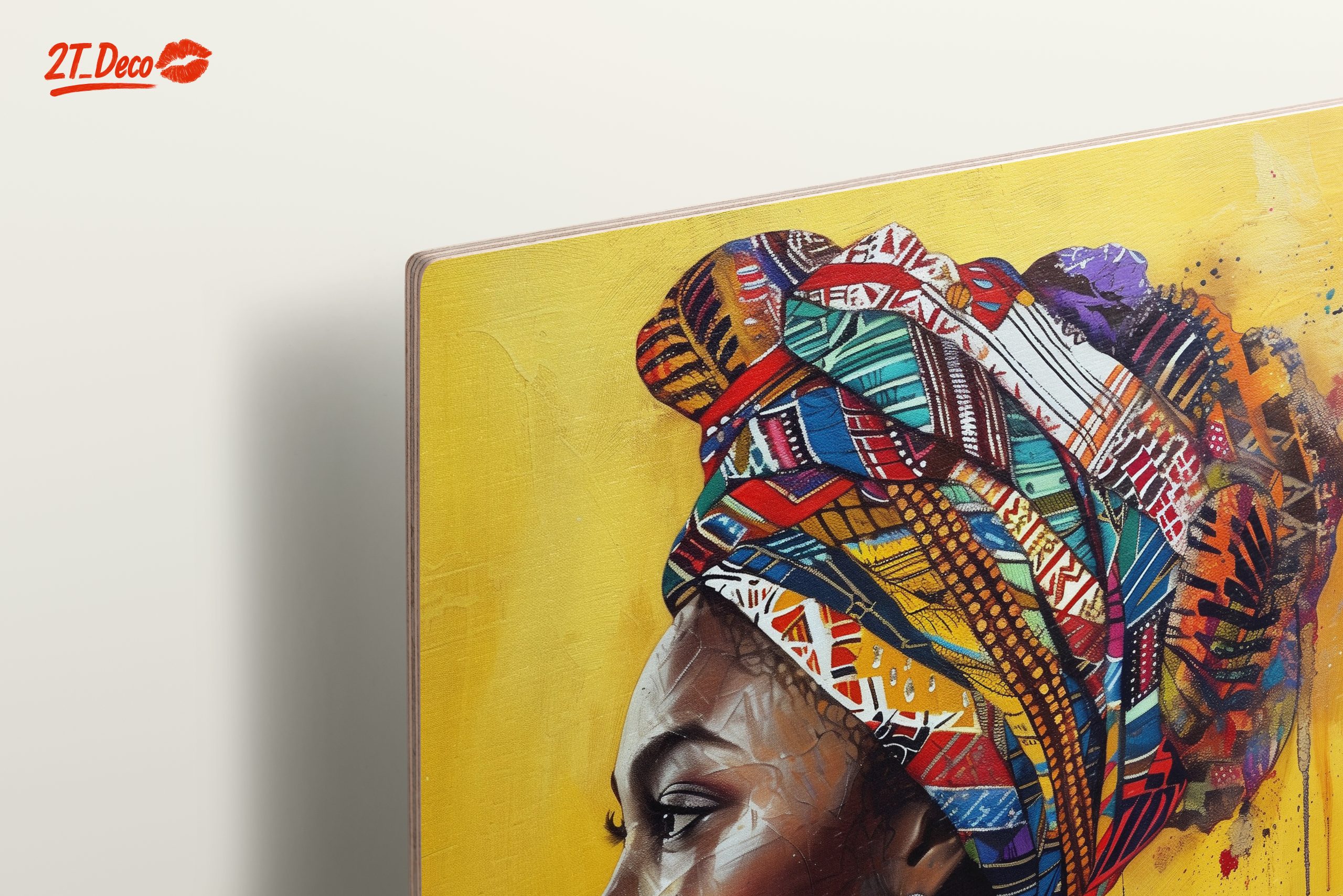 Vibrant Afrocentric Art Portrait - Image 15