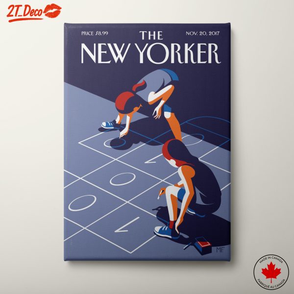 The New Yorker Cover Art featuring Children Playing