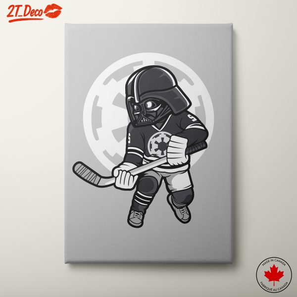 Darth Vader Playing Hockey Art