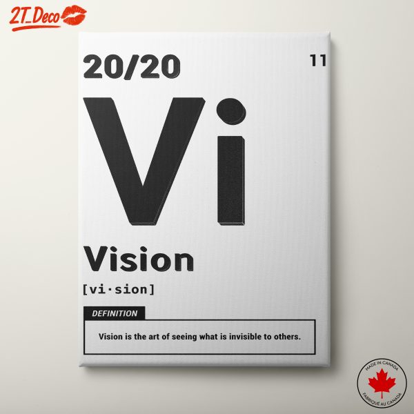 Vision Inspirational Typography Artwork