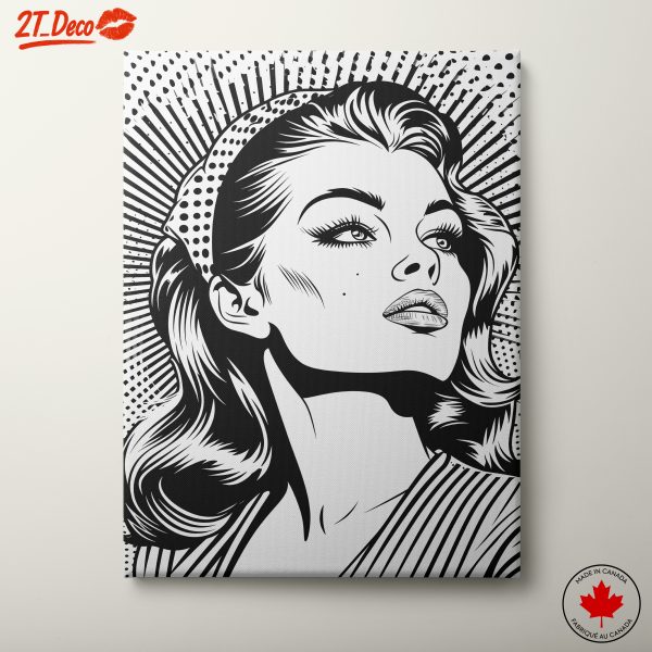 Stylish Pop Art Portrait of a Woman 2