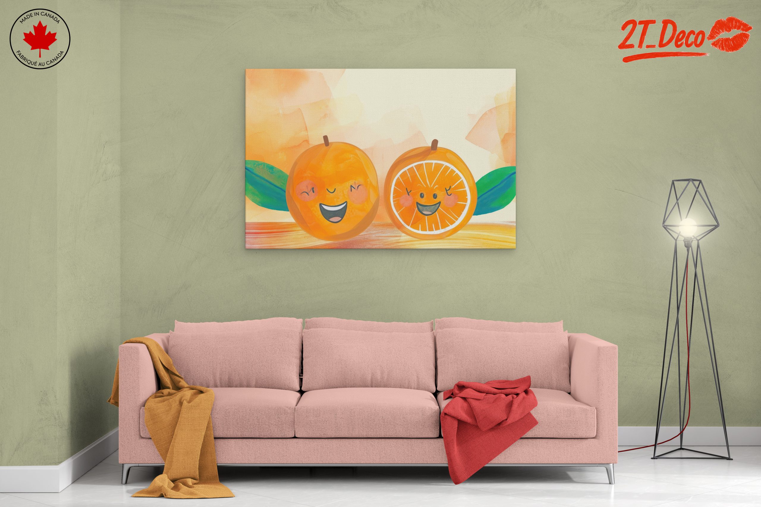 Playful Orange Characters in Bright Colors - Image 2