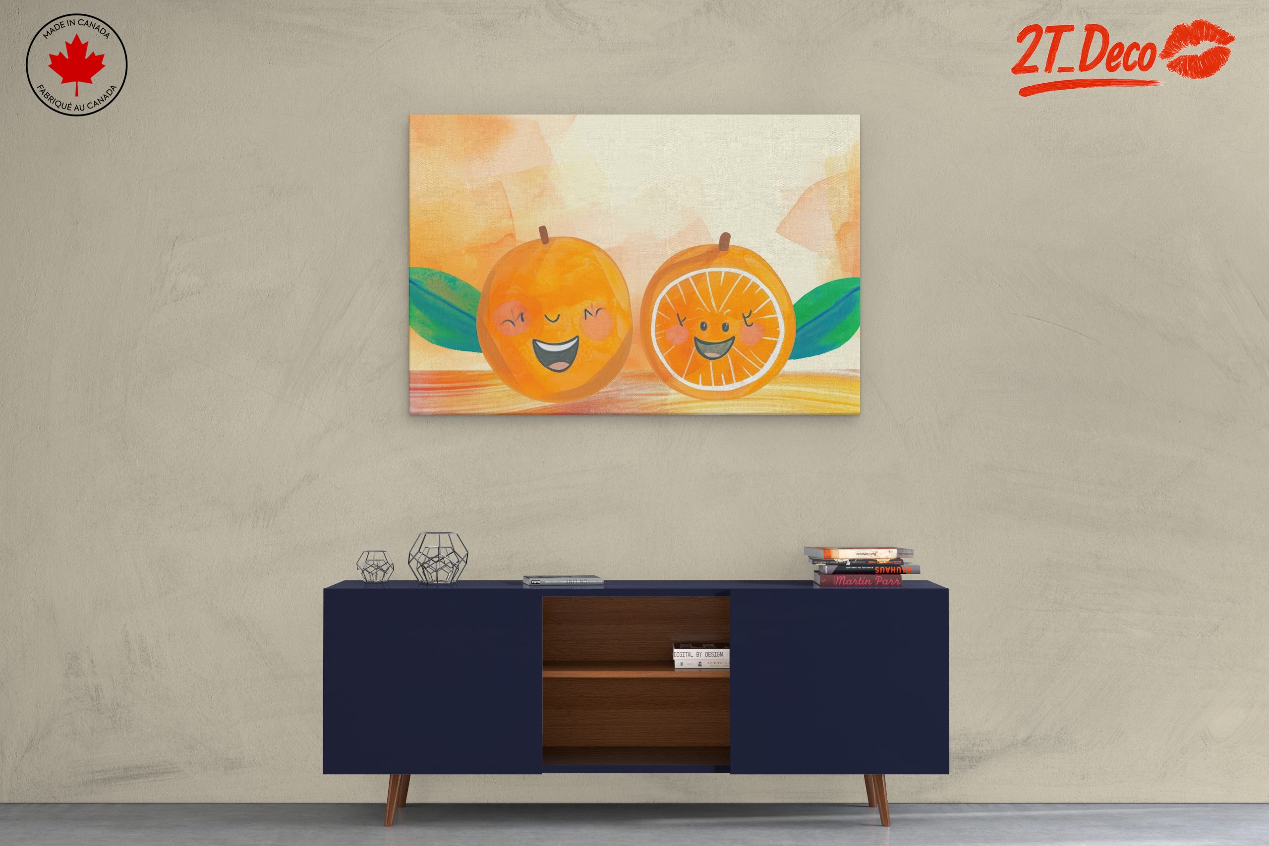 Playful Orange Characters in Bright Colors - Image 3