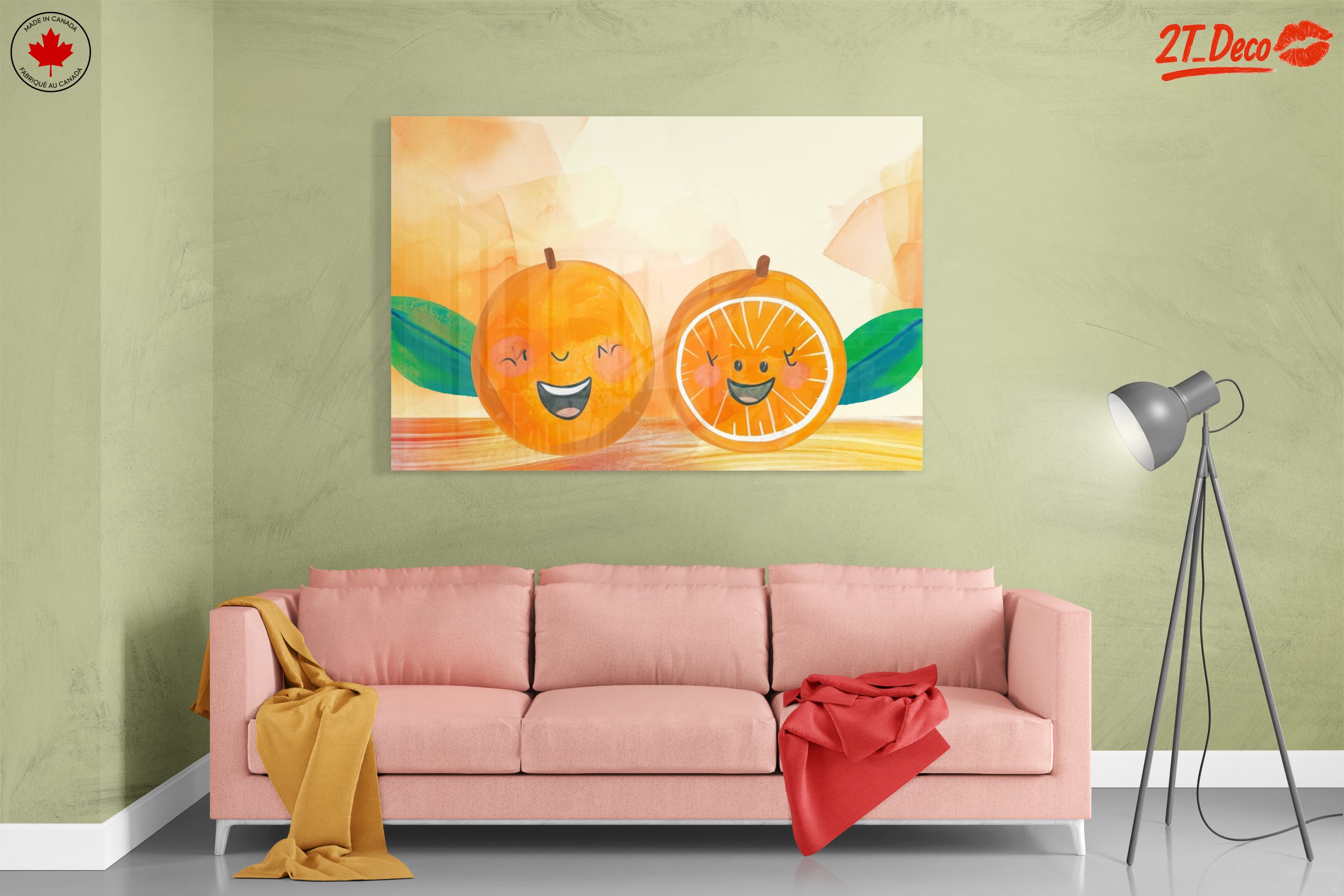 Playful Orange Characters in Bright Colors - Image 7