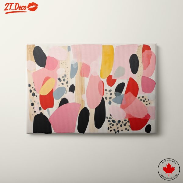Dynamic Abstract Shapes in Vibrant Colors