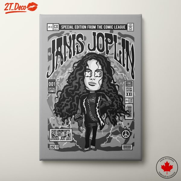 Stylized Art of Janis Joplin