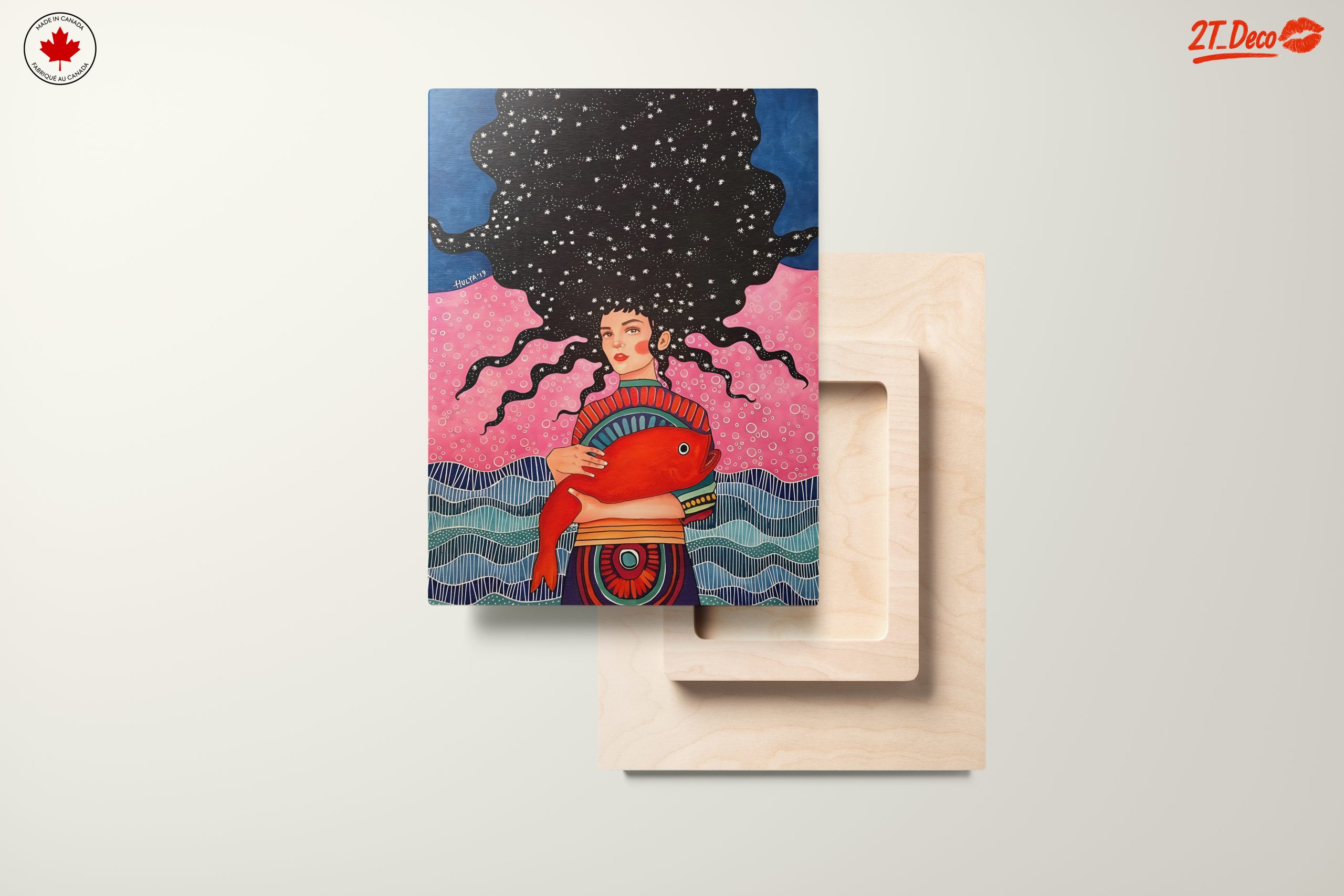 Stylized Character with Vibrant Background - Image 11