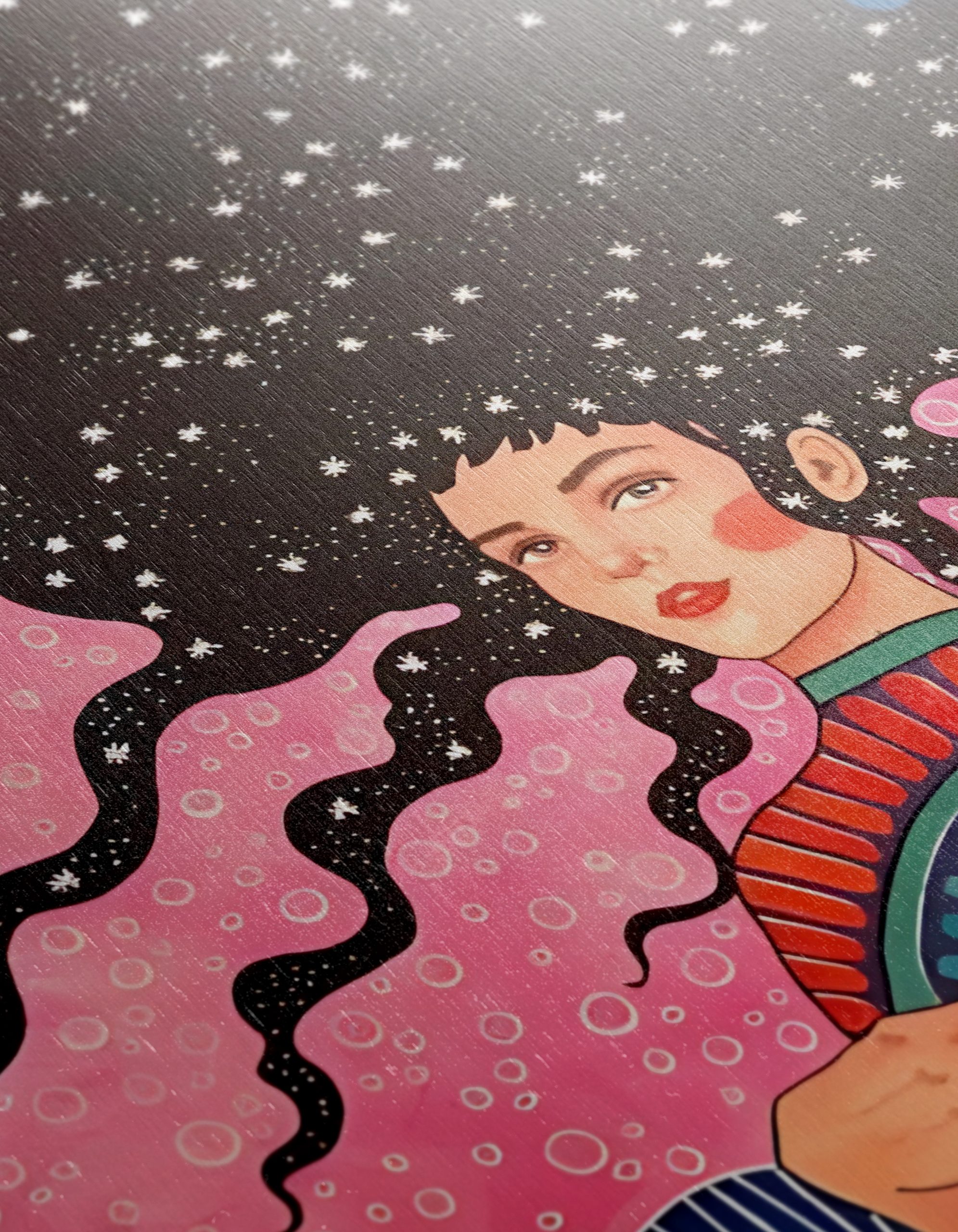 Stylized Character with Vibrant Background - Image 12