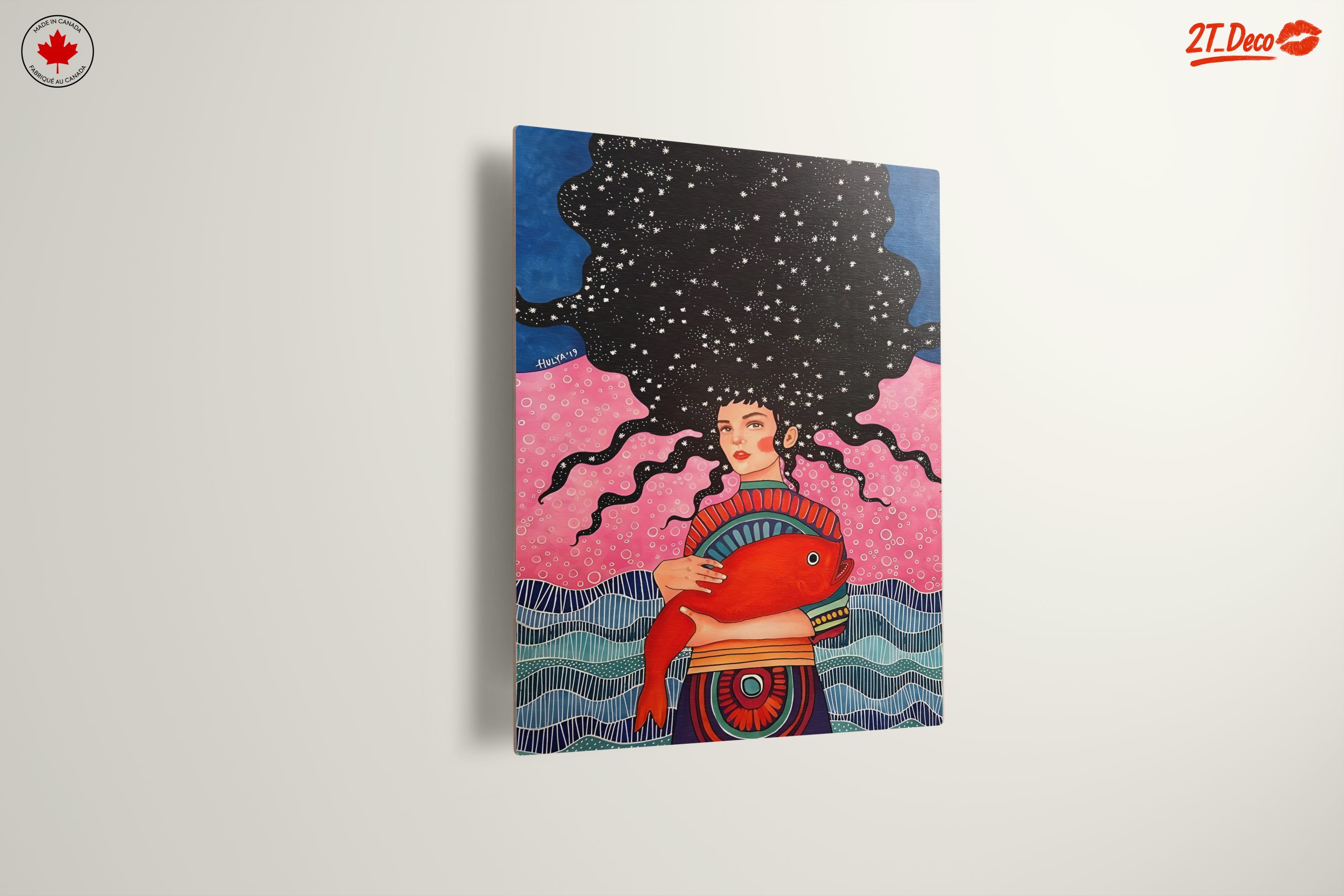 Stylized Character with Vibrant Background - Image 13