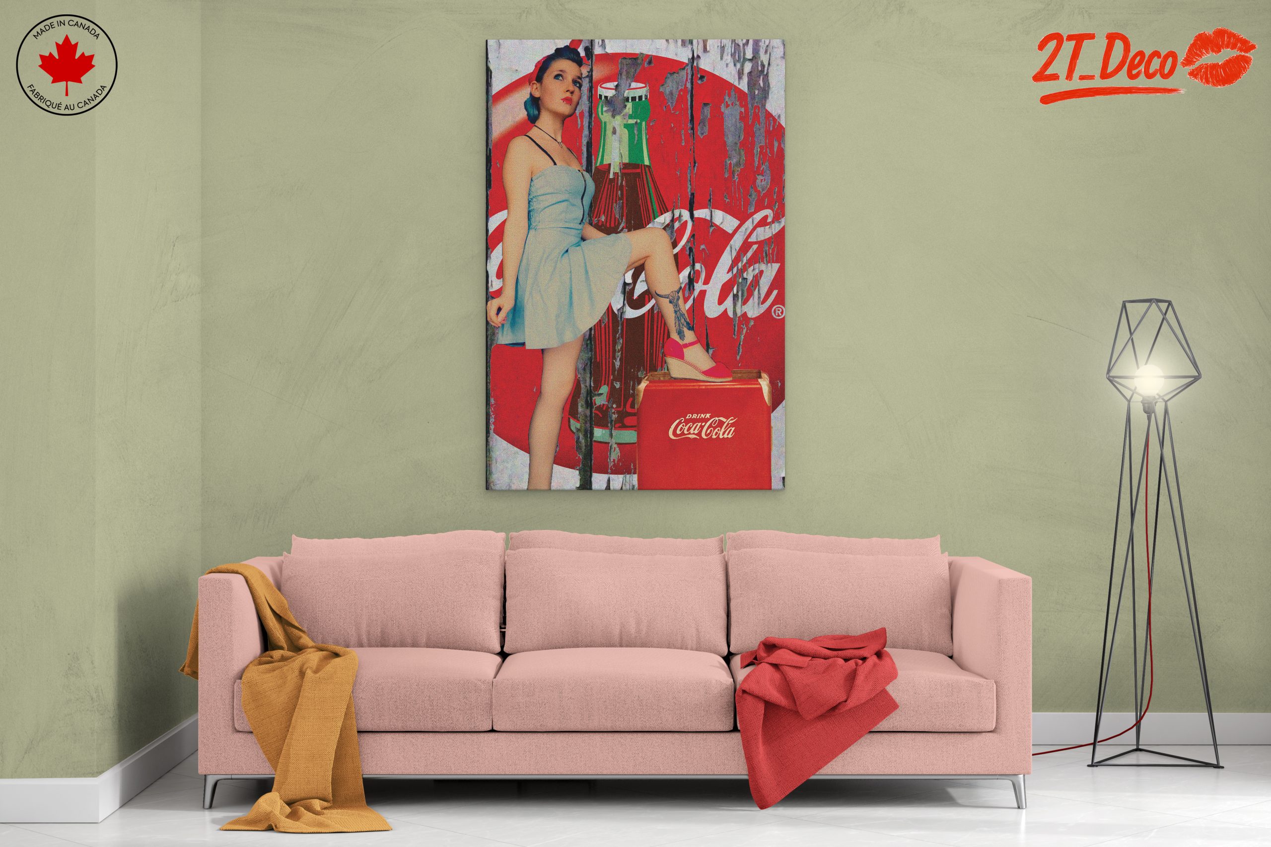 Vintage Coca-Cola Pop Art Style - Image 2