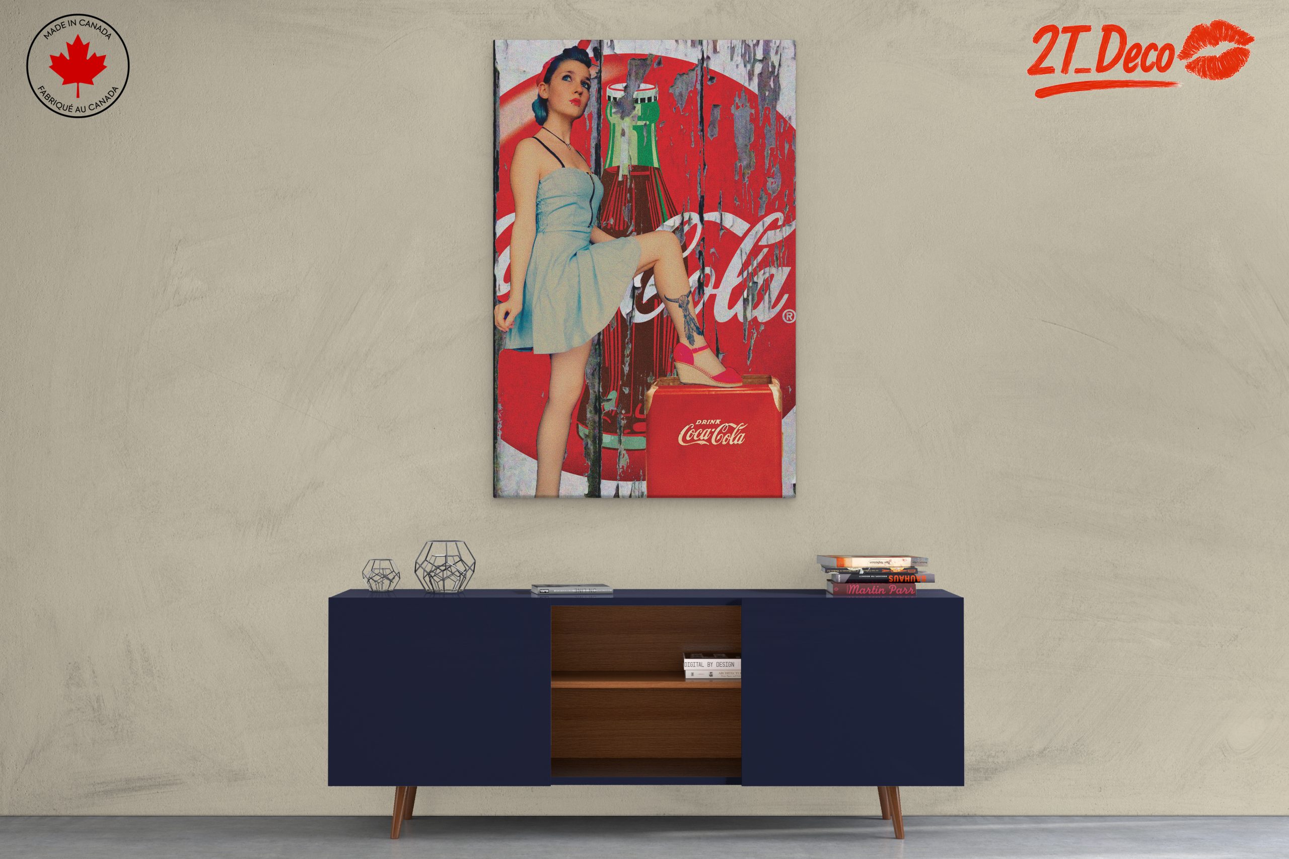 Vintage Coca-Cola Pop Art Style - Image 3