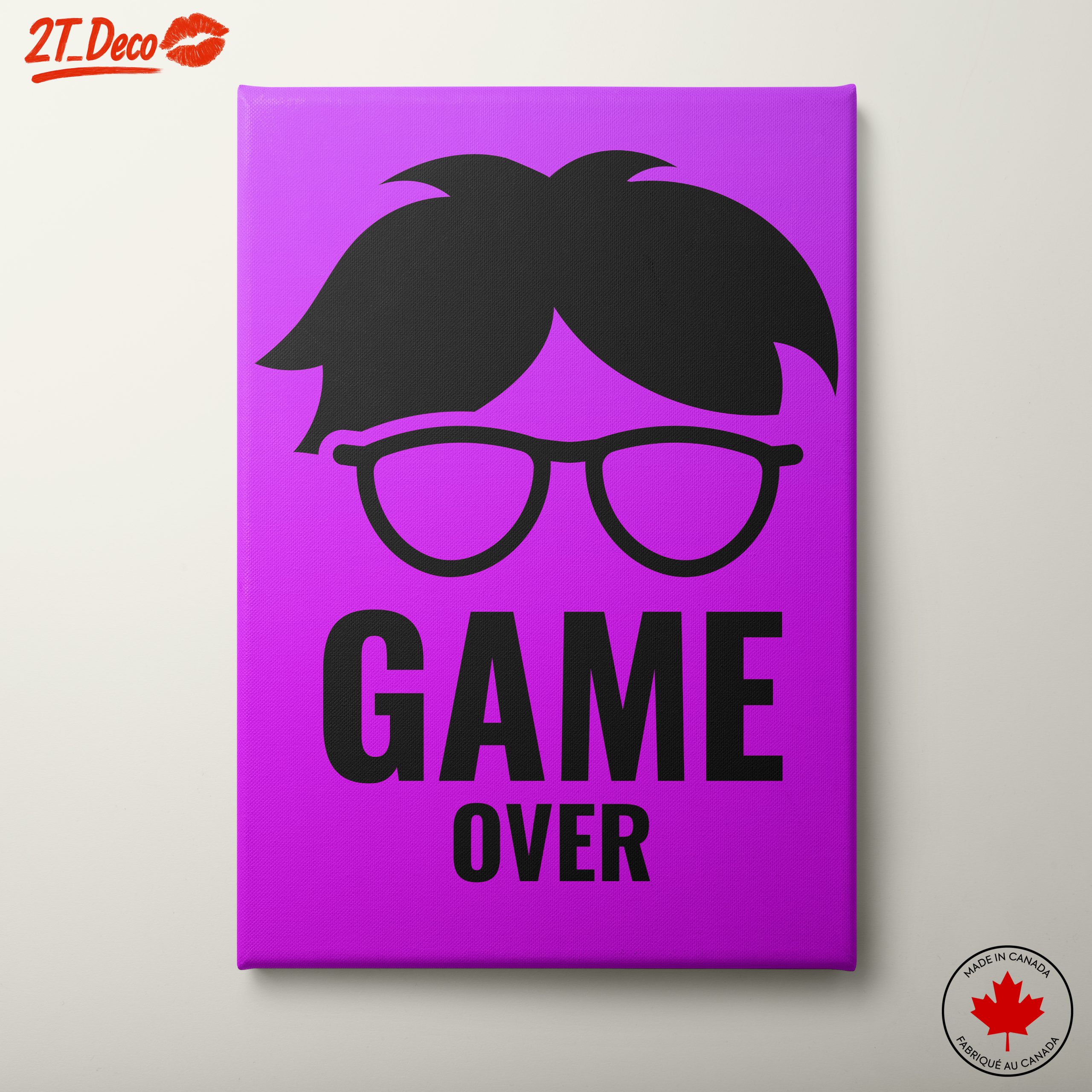 Game Over Graphic Art