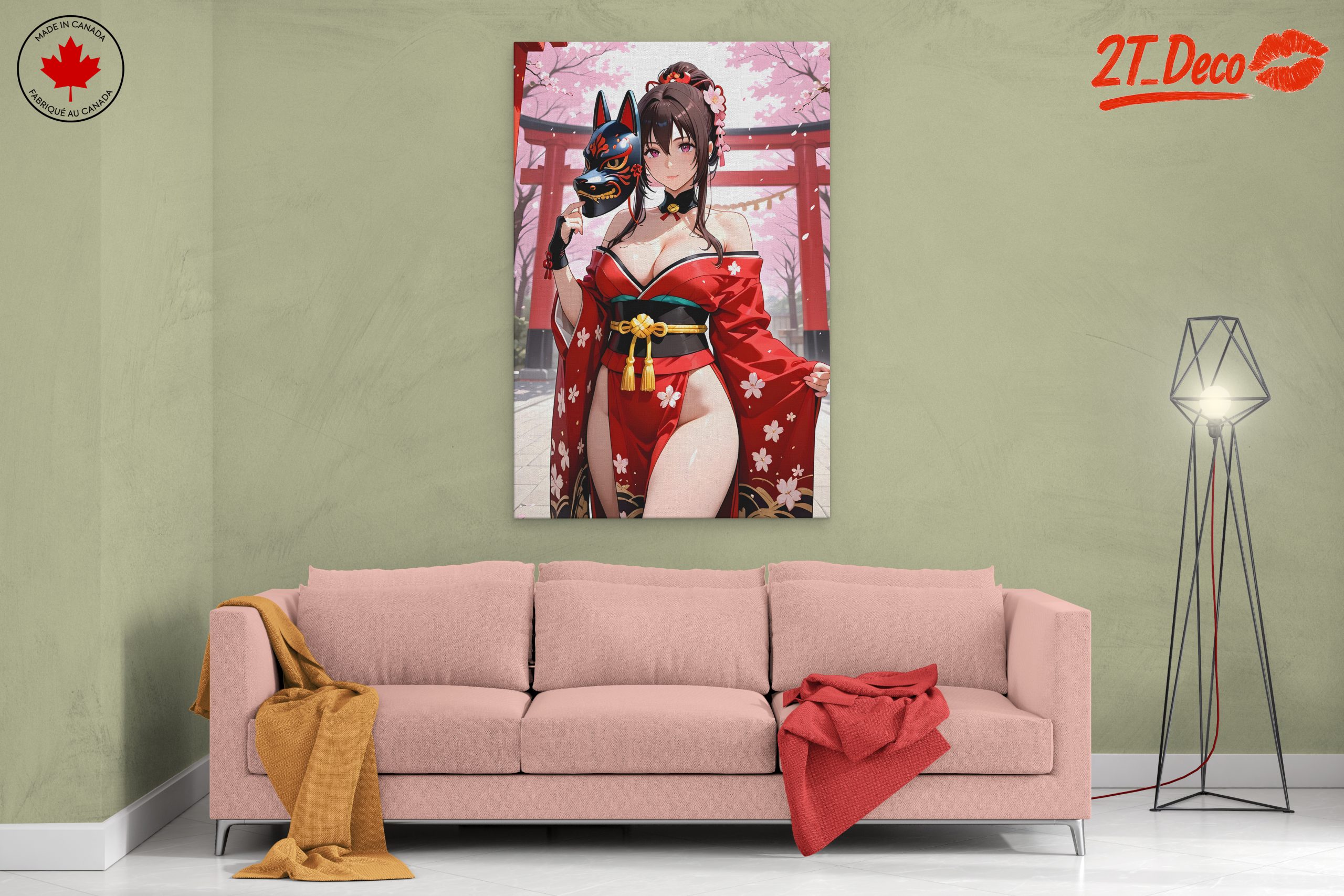 Anime Girl in a Traditional Kimono - Image 2
