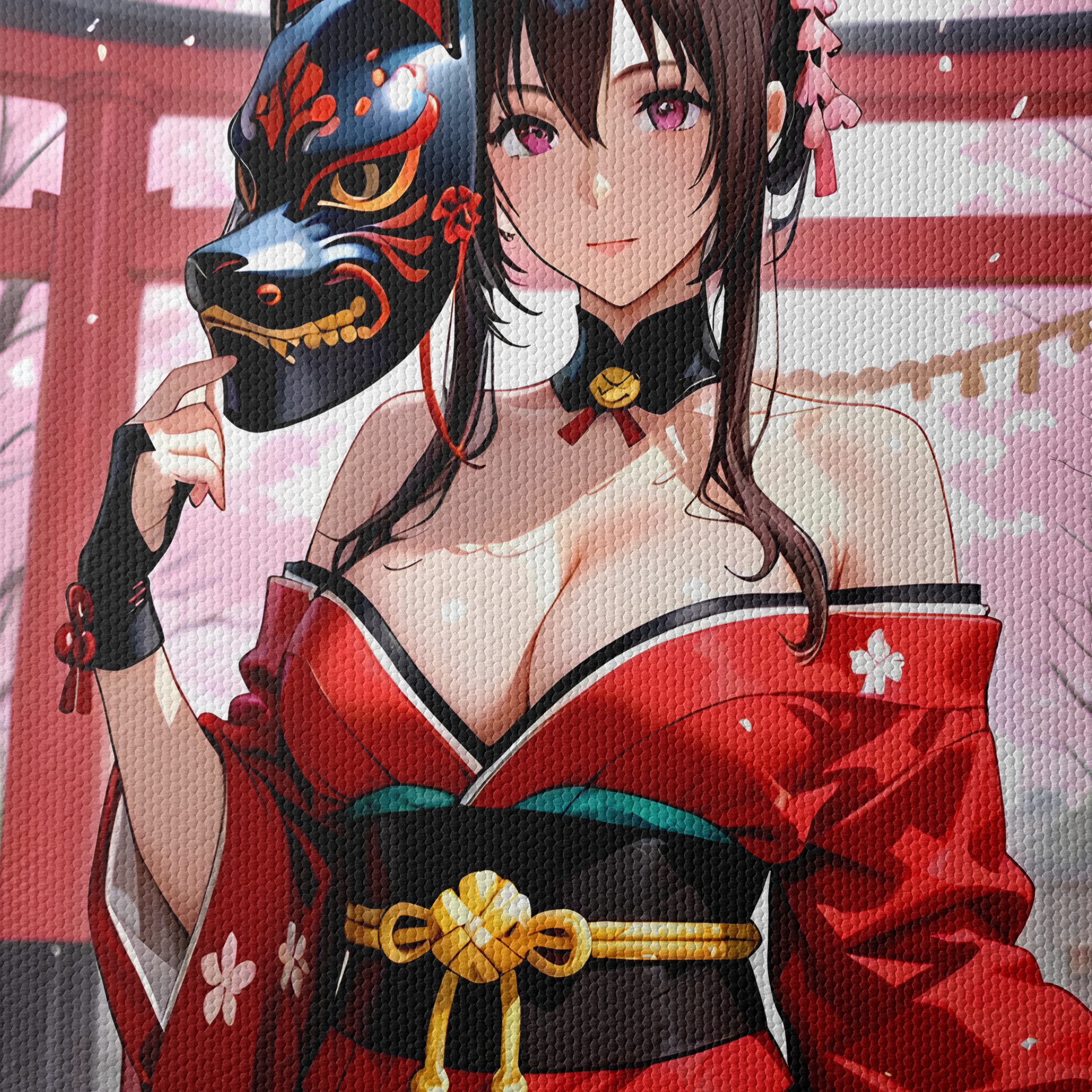Anime Girl in a Traditional Kimono - Image 4