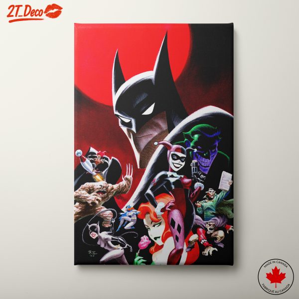 Dynamic Batman and His Villains Artwork