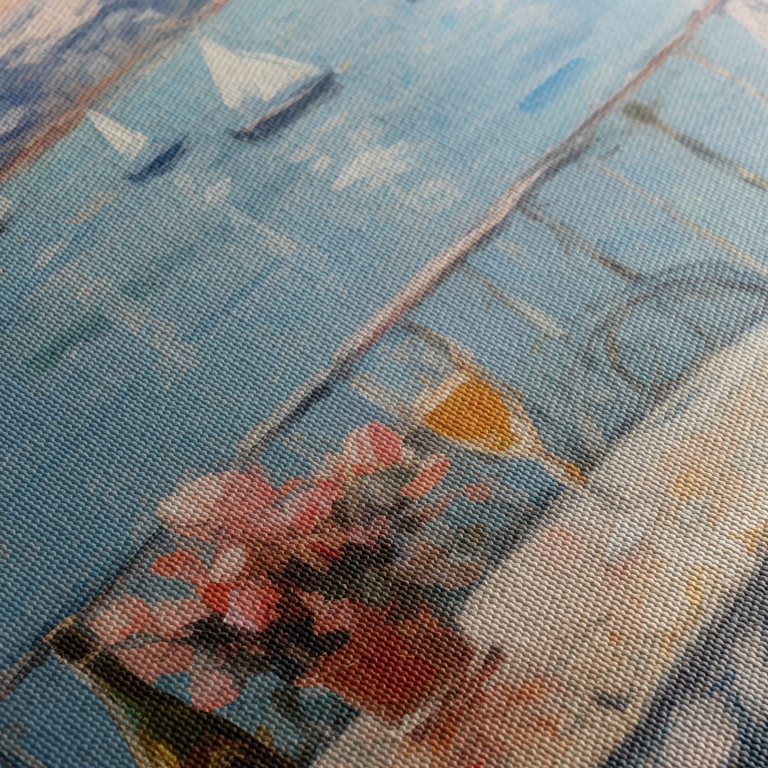 Serene Coastal View with Abstract Elements - Image 5
