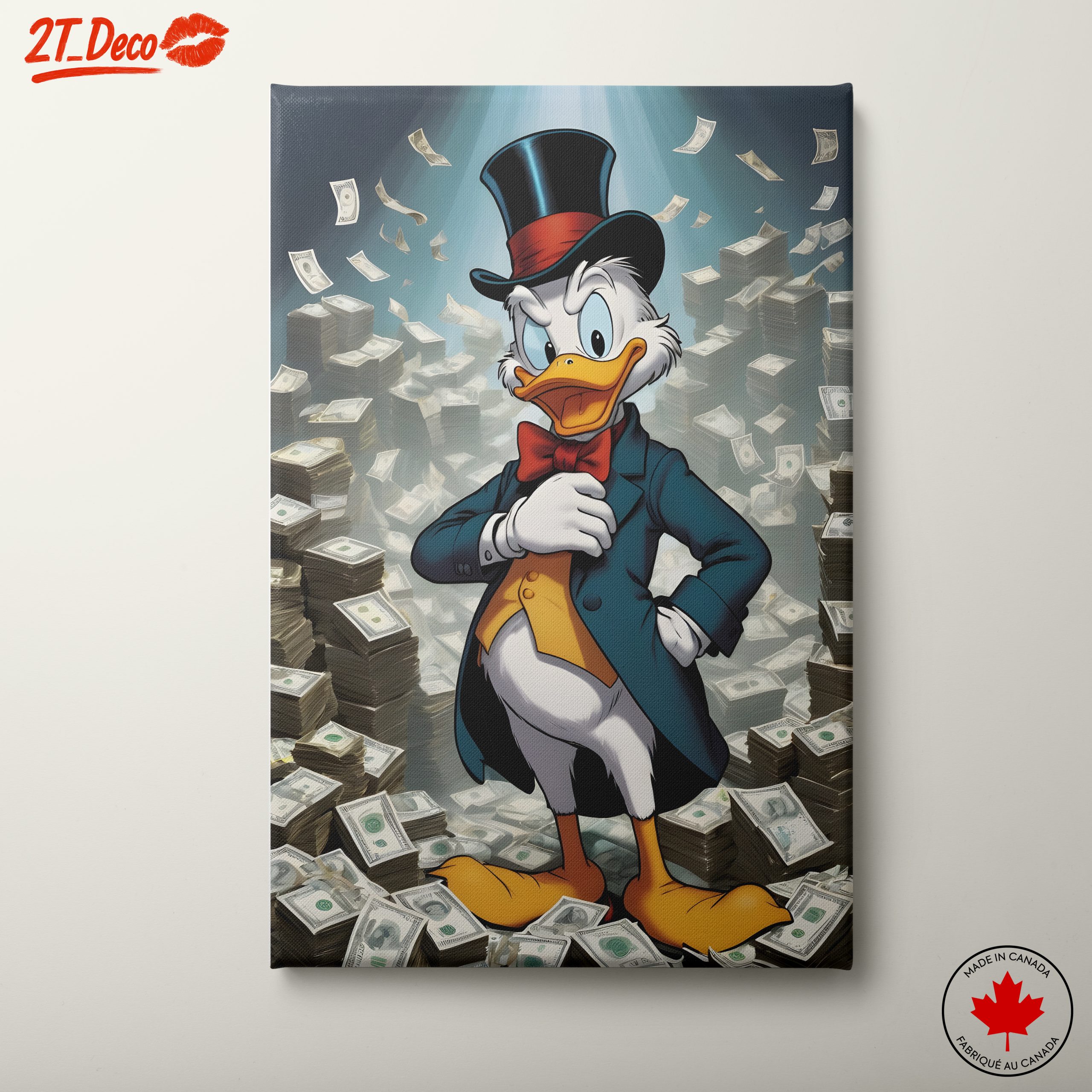 Luxurious Billionaire Duck Character