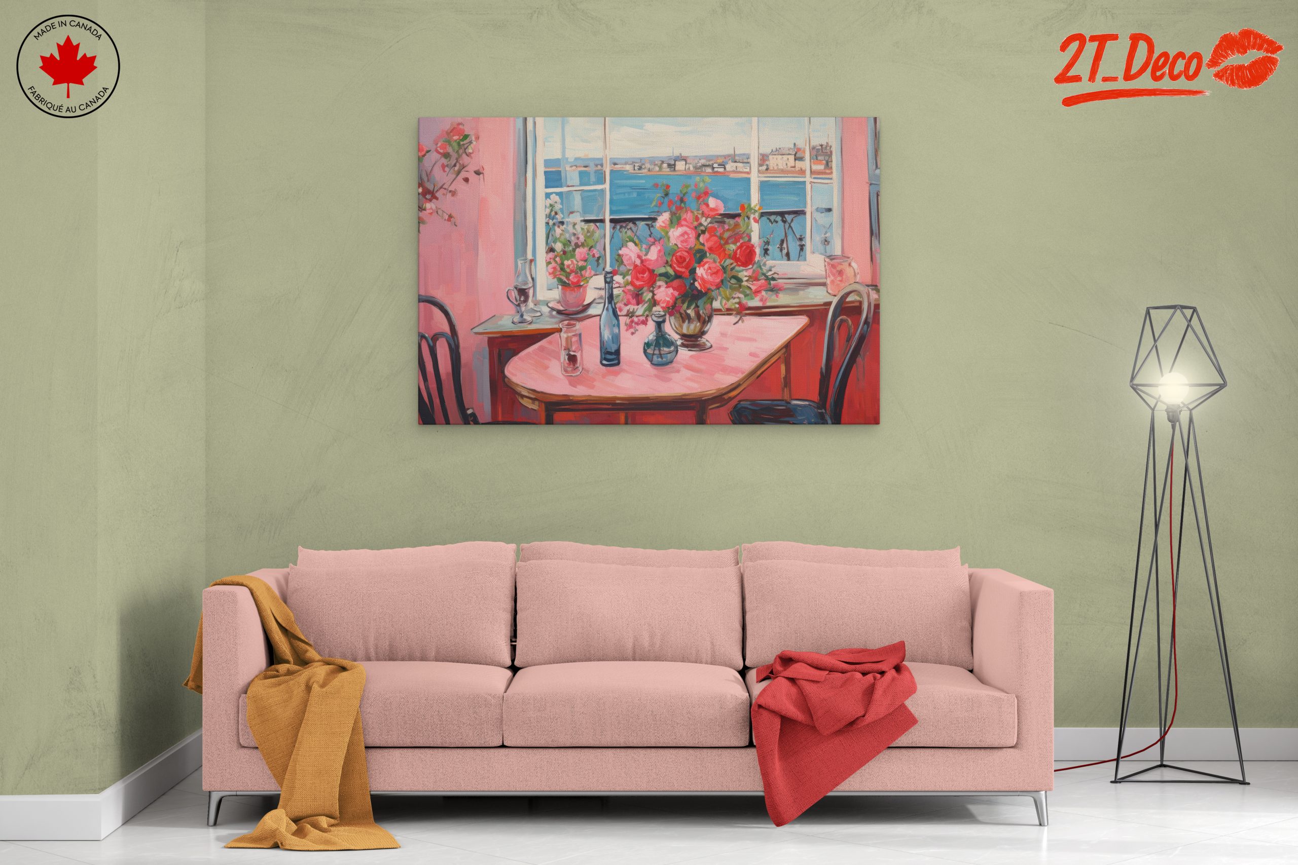 Charming Indoor Floral Still Life - Image 2