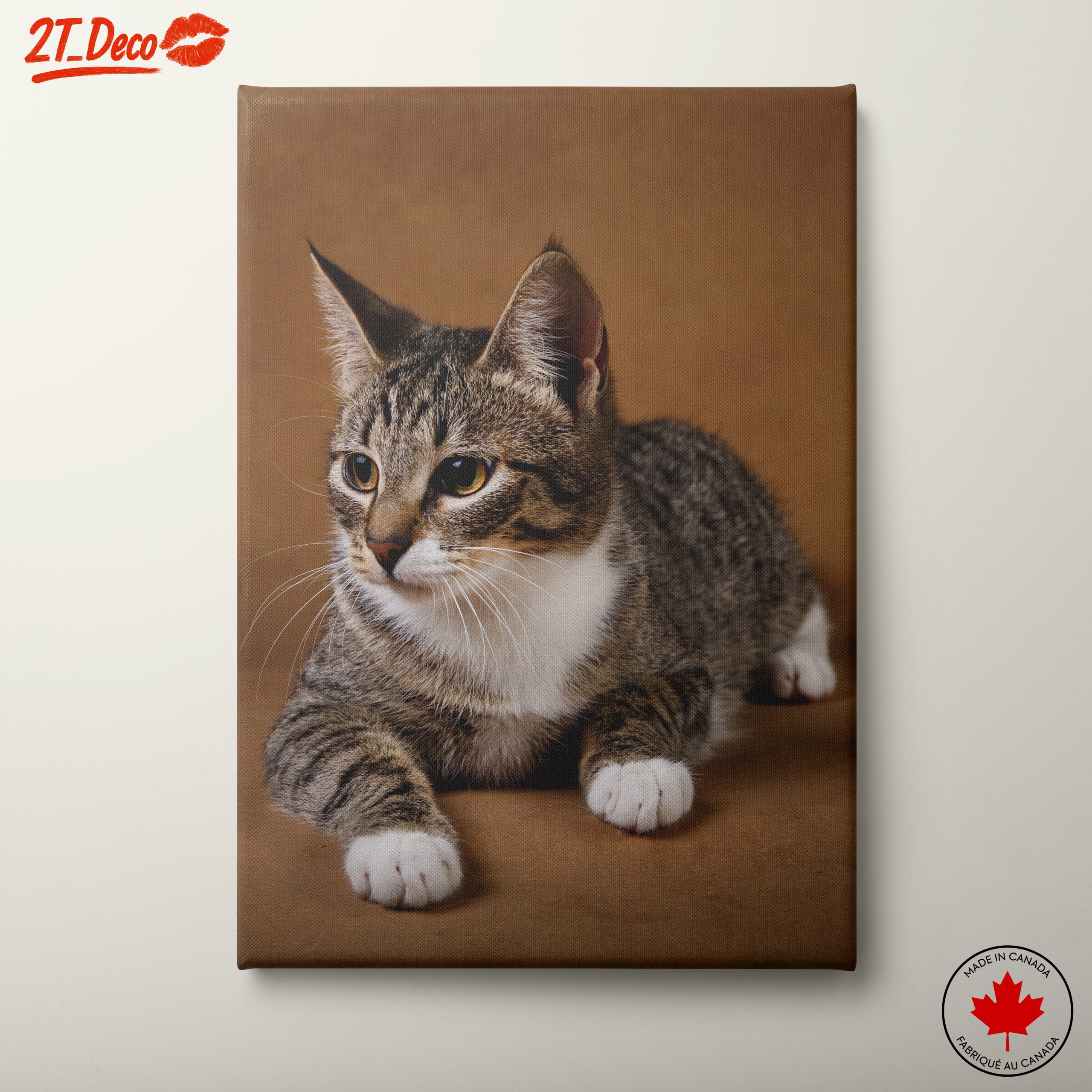 Elegant Domestic Cat Wall Art