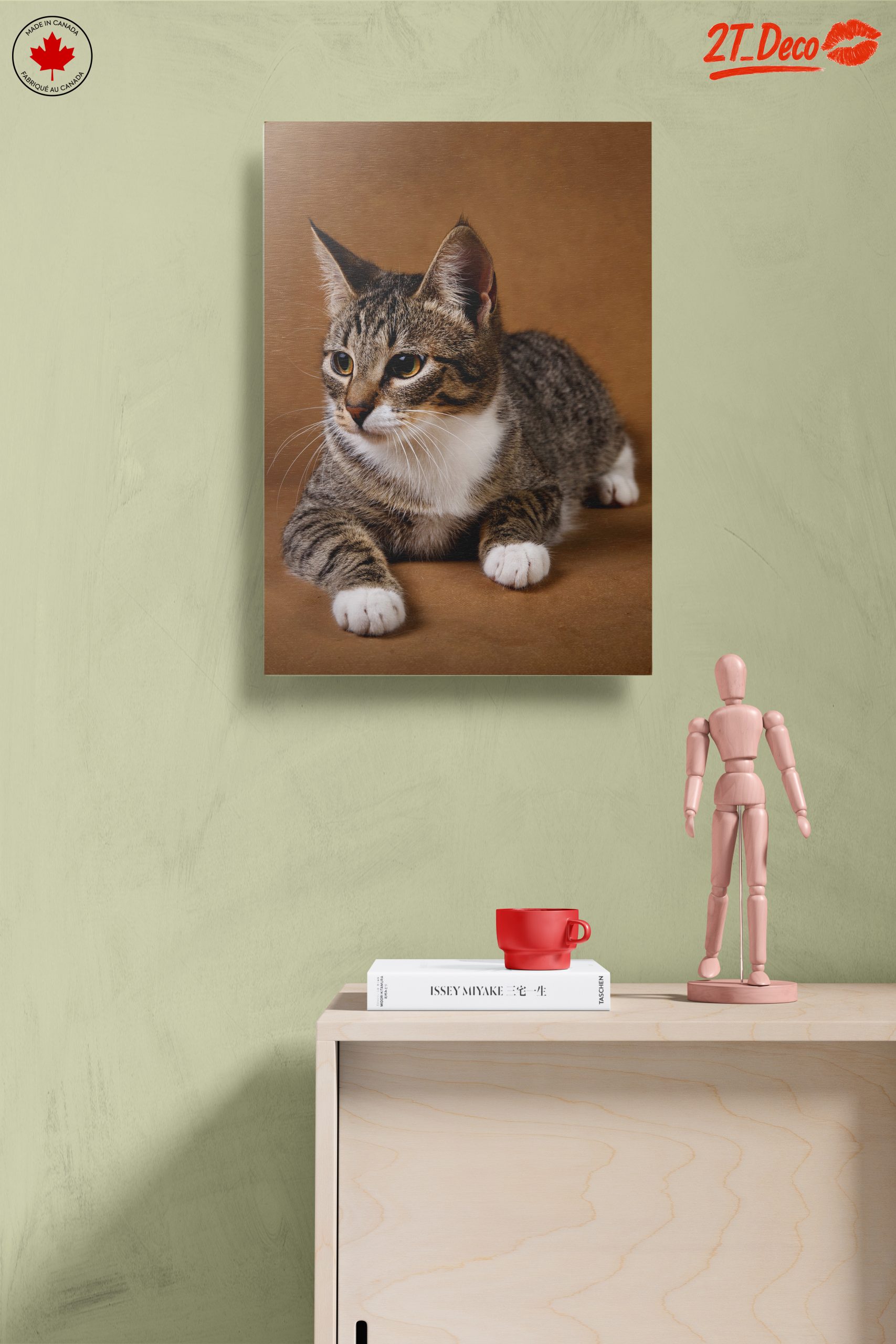 Elegant Domestic Cat Wall Art - Image 14