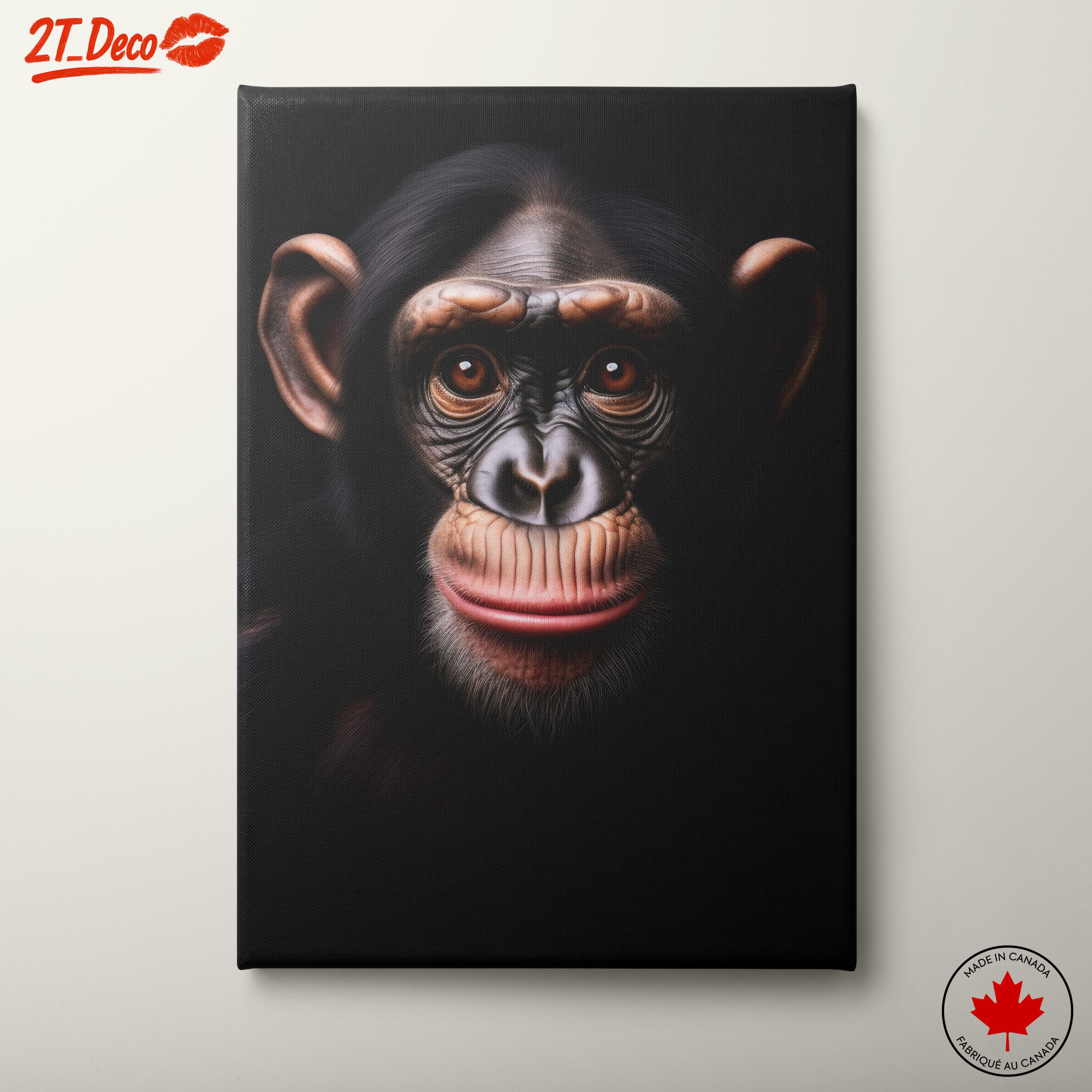 Charming Chimpanzee Wall Art