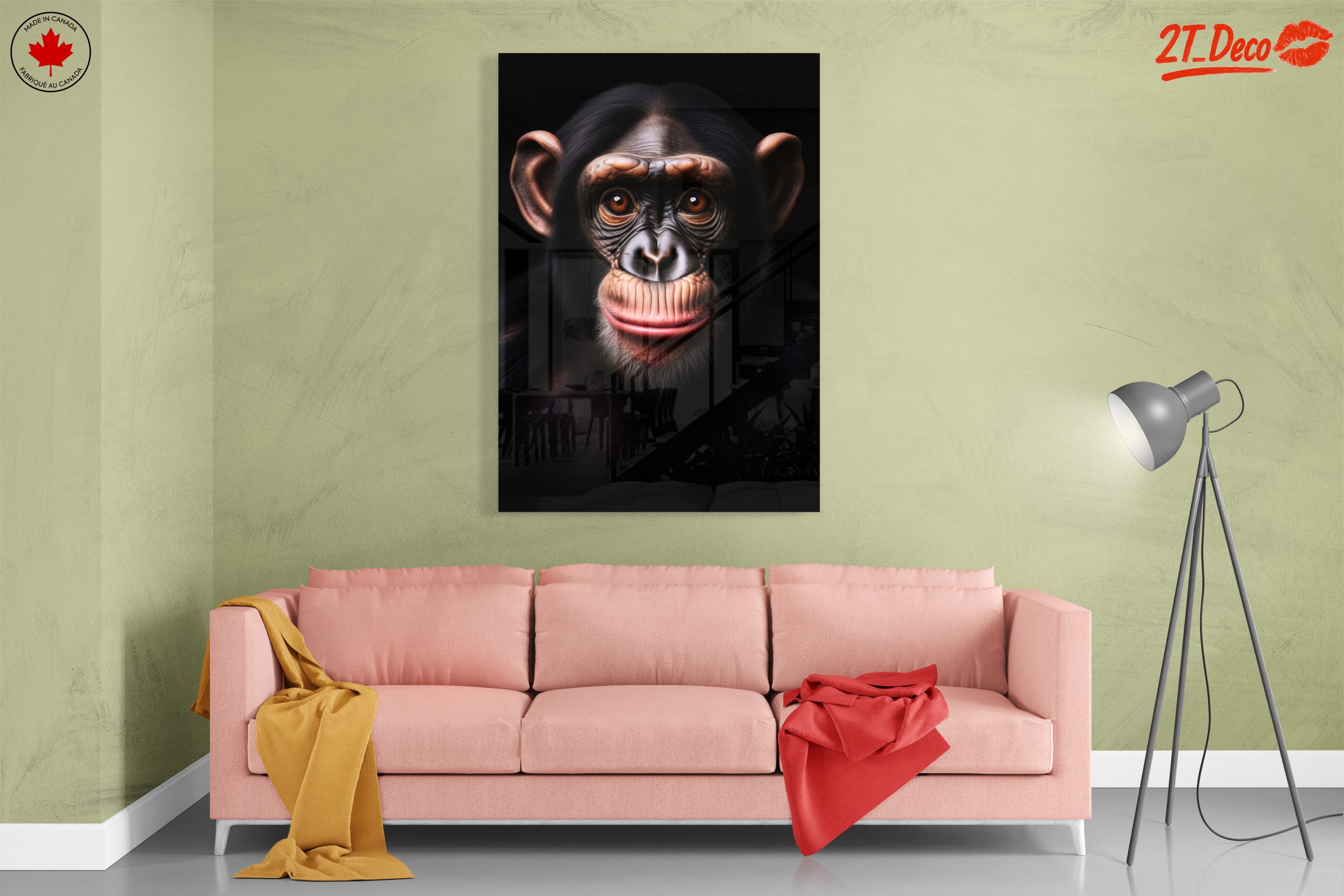 Charming Chimpanzee Wall Art - Image 7