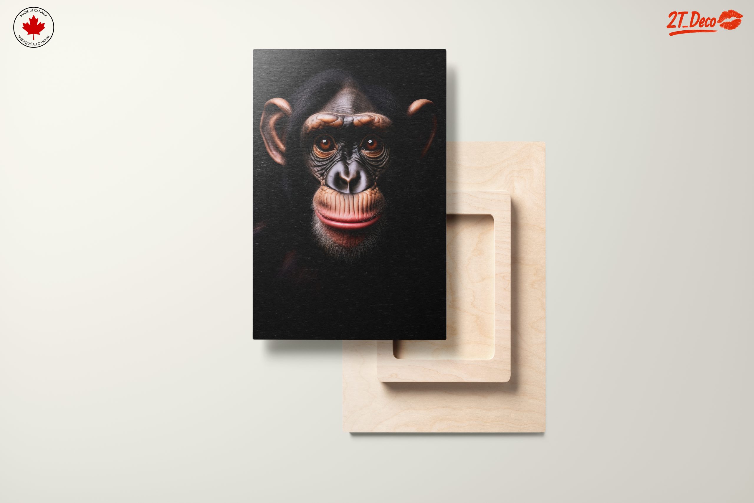 Charming Chimpanzee Wall Art - Image 11