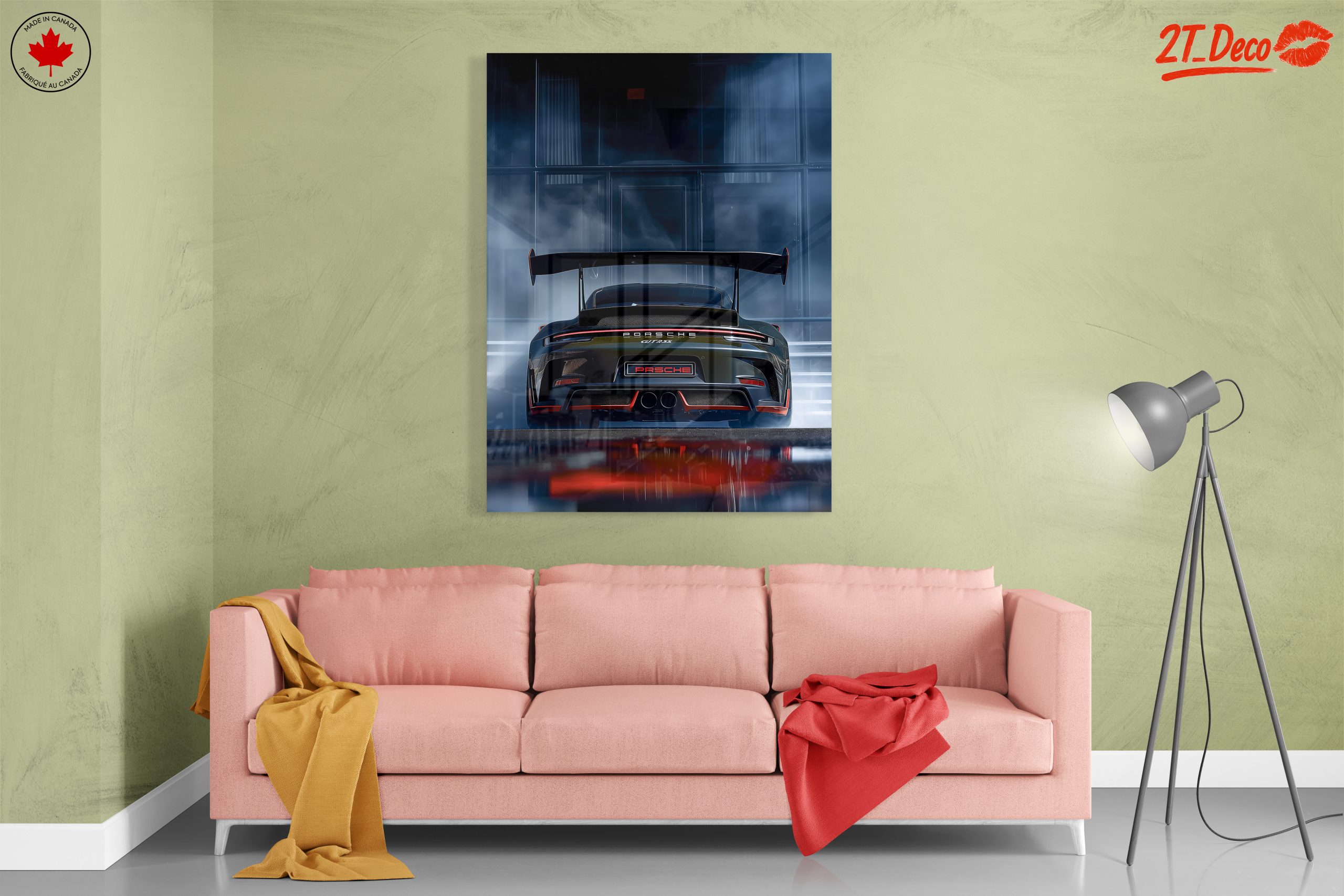 Dynamic Porsche GTR3 Car Artwork - Image 7