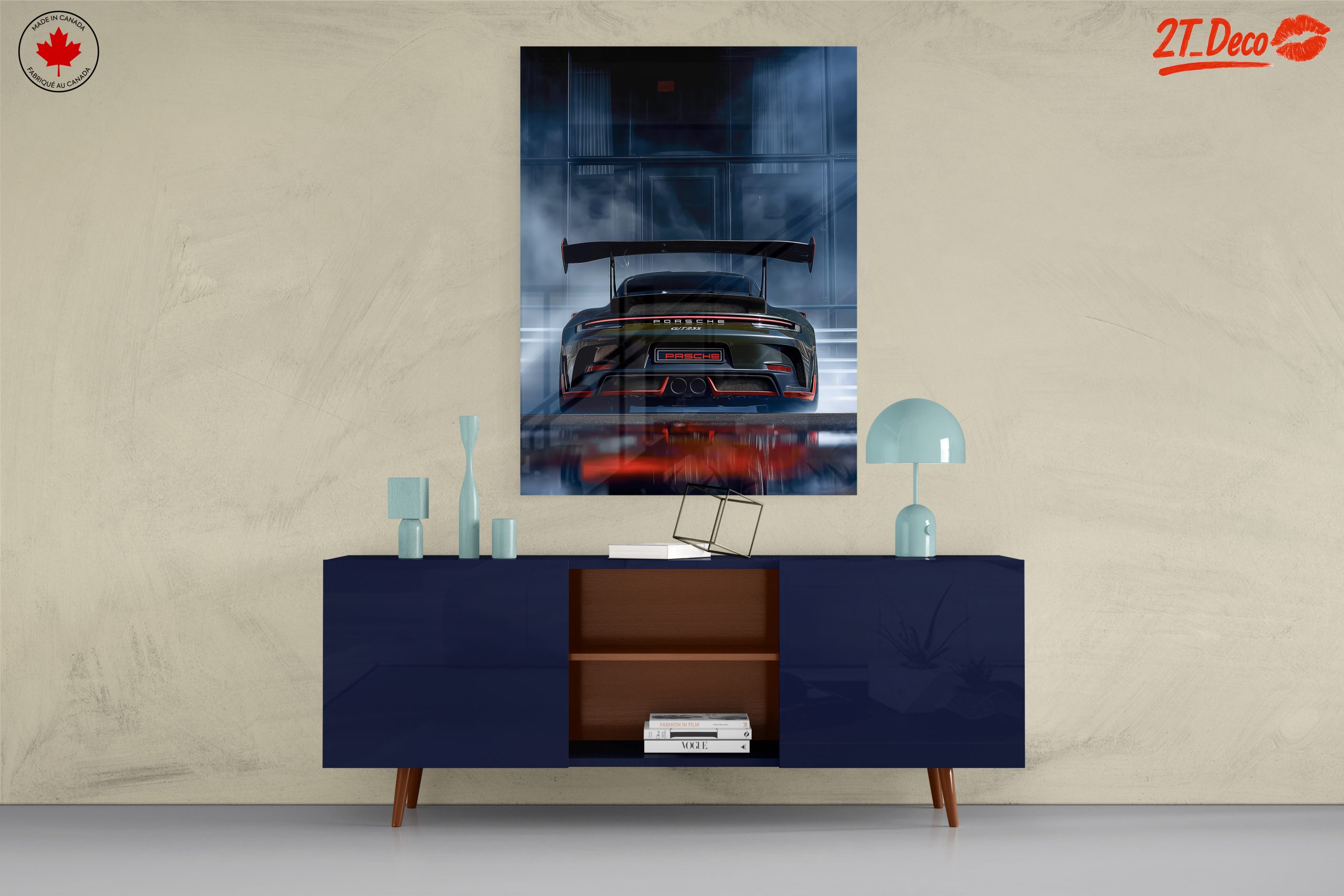 Dynamic Porsche GTR3 Car Artwork - Image 8